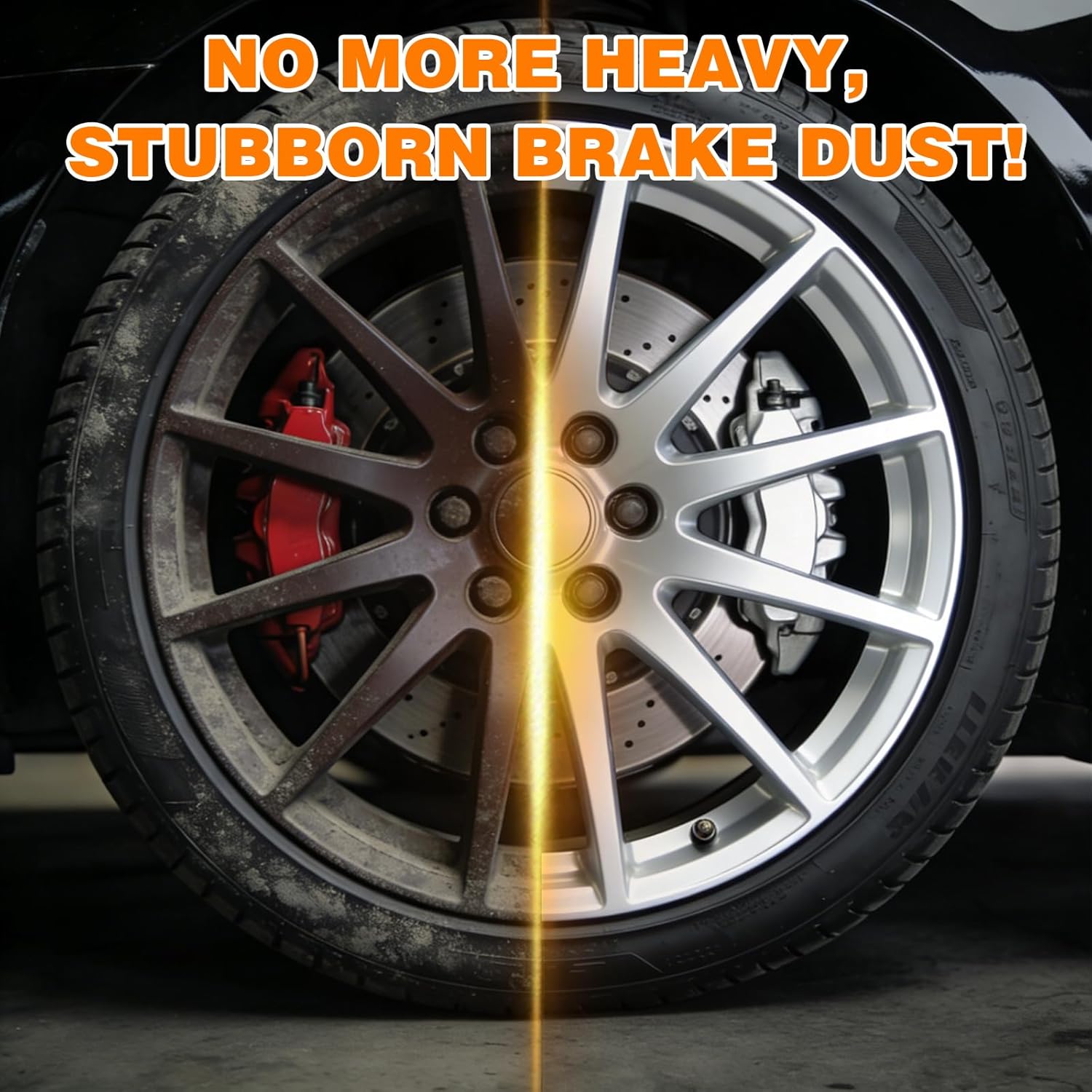 Alternative view of Rim & Wheel Cleaner Spray, Iron Rust & DUST Remover, Purple Color Changing Iron Remover, Brake Dust & Rust Cleaner for Most Wheels, Aluminum Safe, 10 fl oz