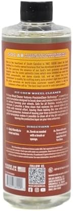 Alternative view of SOCAR Pit Crew Wheel Cleaner - 16 fl oz Removes Brake Dust, Road Dirt, Grime. Professional Strength Powerful Formula. Safe for Aluminum, Chrome, Alloy Wheels, Brake Components