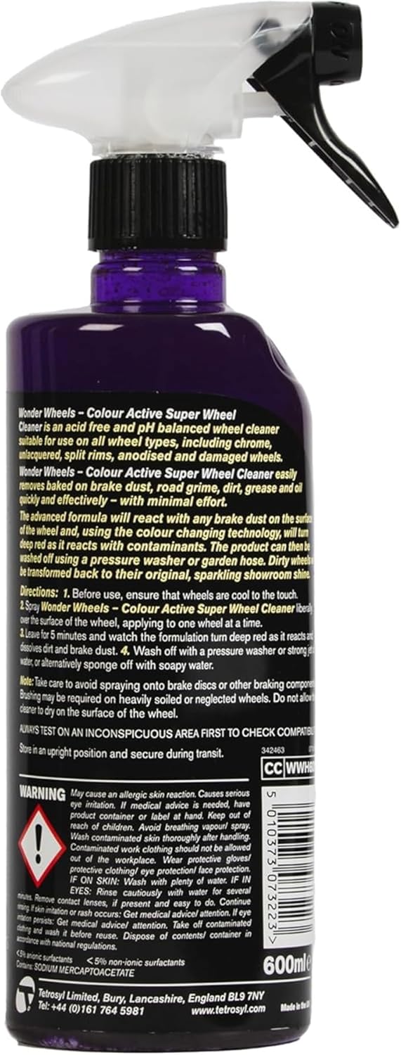 Wonder Wheels Colour Active Super Wheel Cleaner, 21 Fl Oz