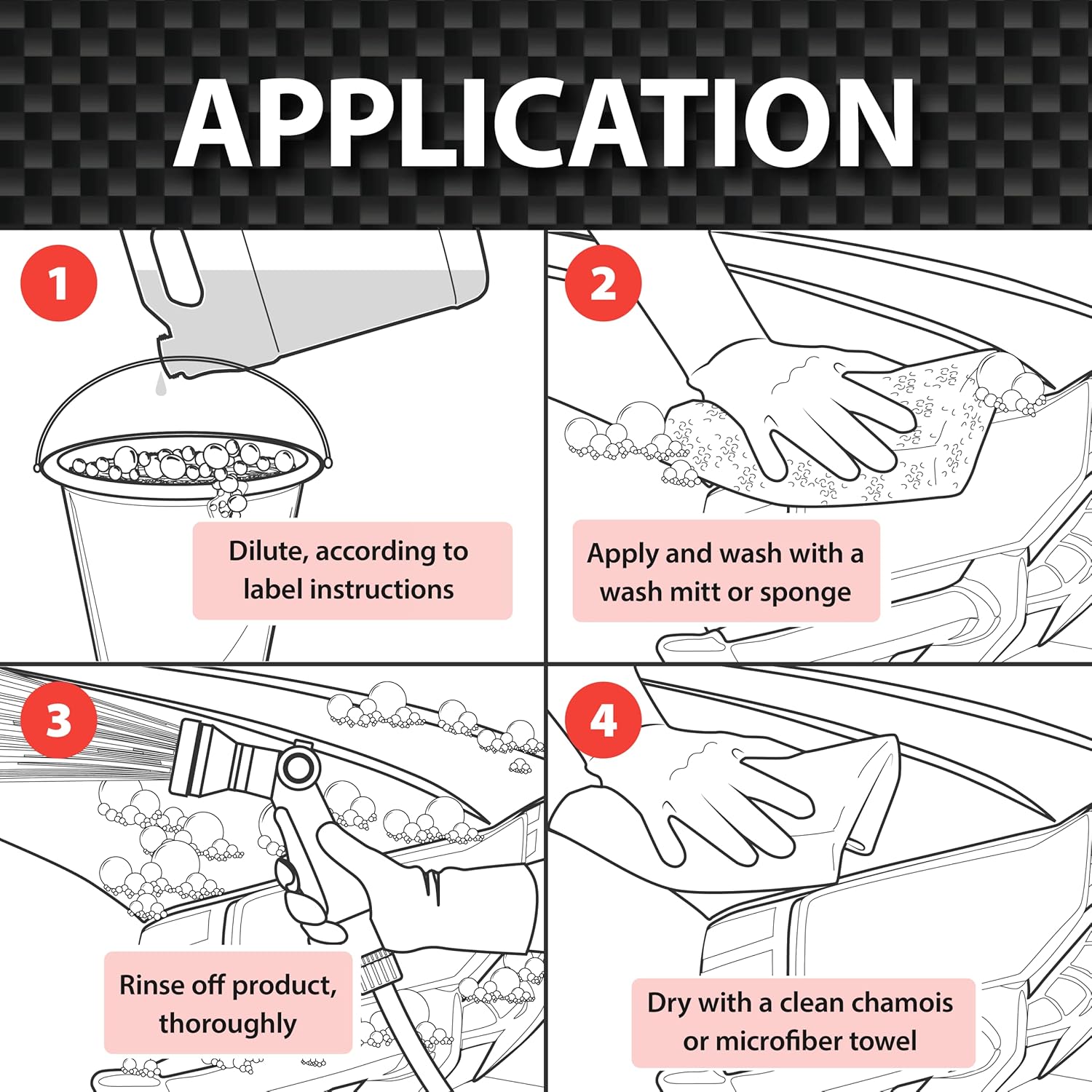 Alternative view of Malco CW-37 Premium Car Wash Concentrate - High Foaming Car & Truck Wash Soap/Removes Road Film, Salt, Dust & Dirt from Your Vehicle/1 Gallon (105701)