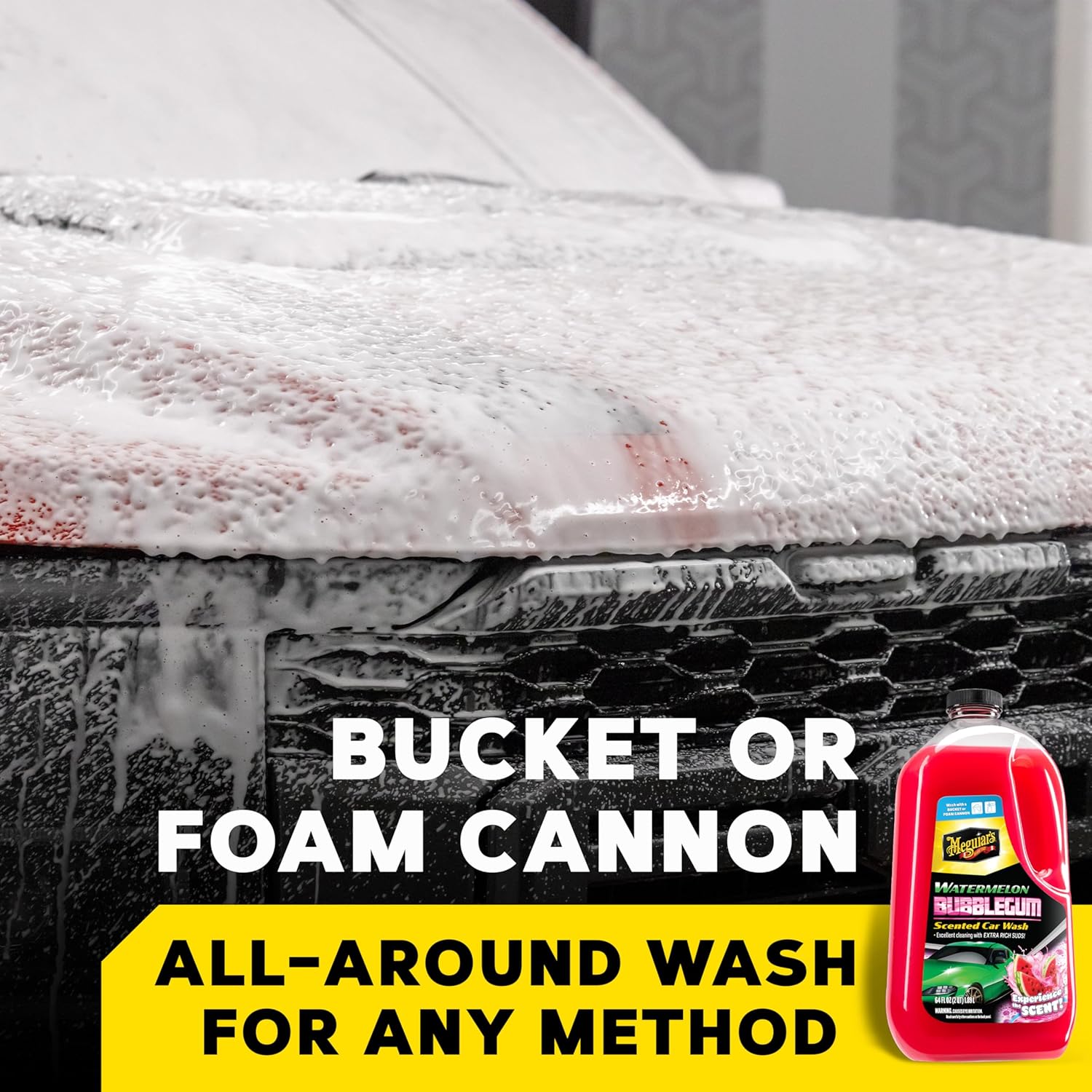 Meguiar's Watermelon Bubblegum Wash, 64OZ BT, 6/CV