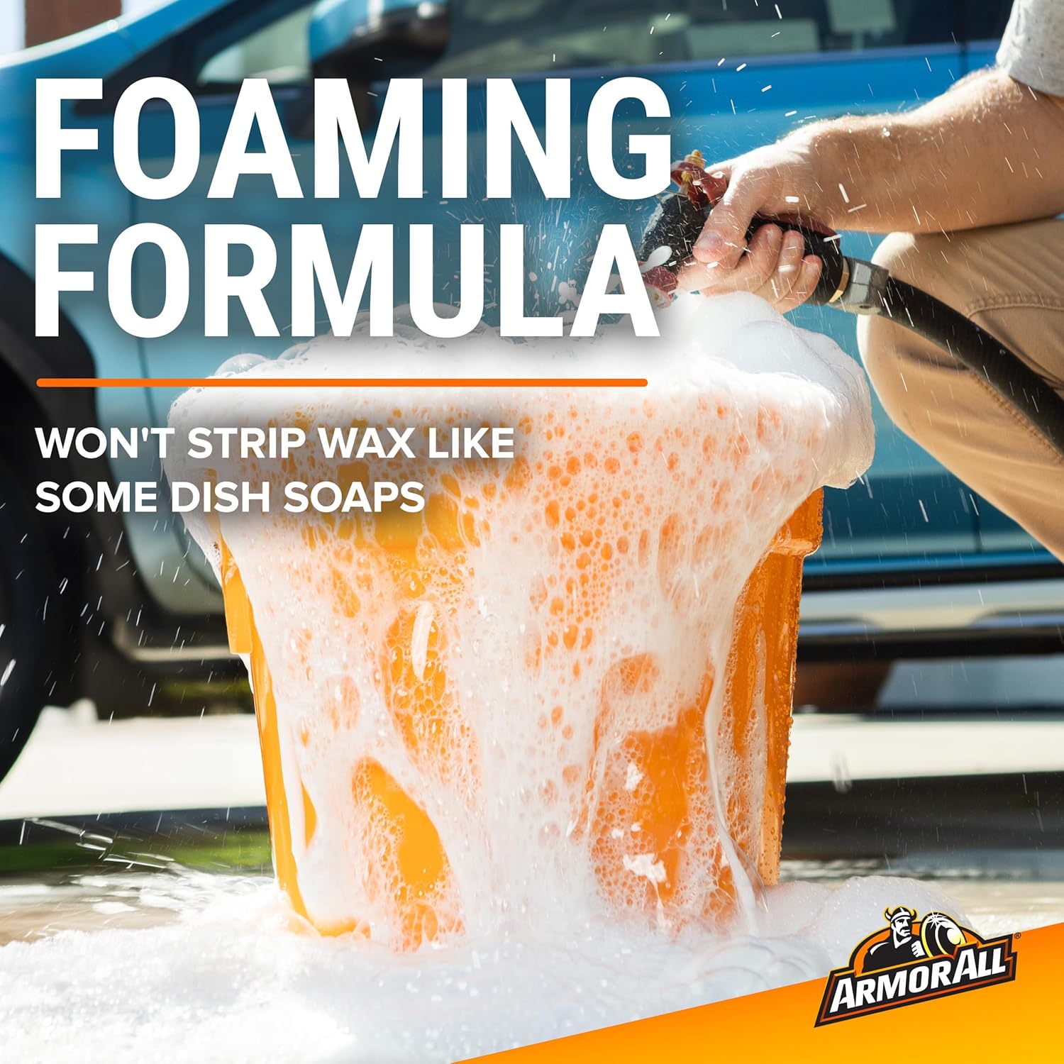 Armor All Foam Action Car Wash Soap, Cleaning Concentrate for Cars, Trucks, and Motorcycles, 64 Fl Oz Bottles (Pack of 4) - Image 3