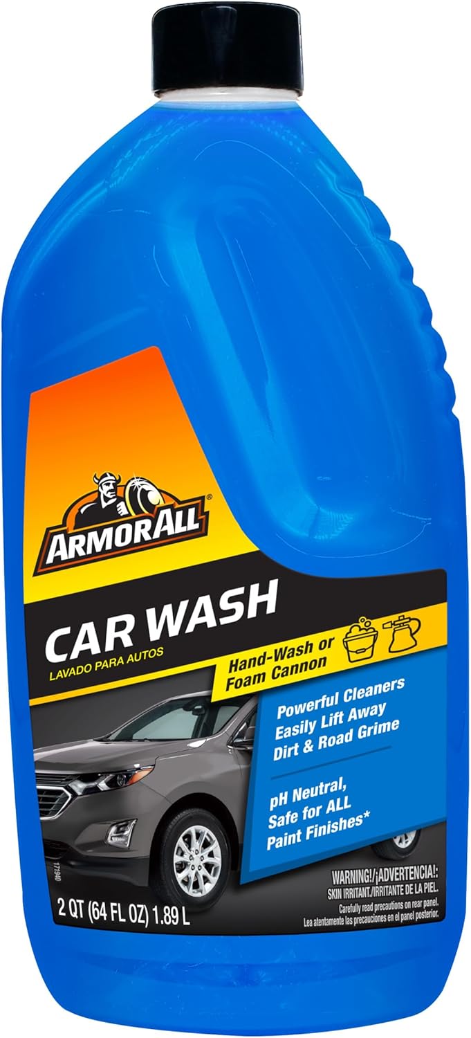 Armor All Foam Action Car Wash Soap, Cleaning Concentrate for Cars, Trucks, and Motorcycles, 64 Fl Oz Bottles (Pack of 4) - Image 6