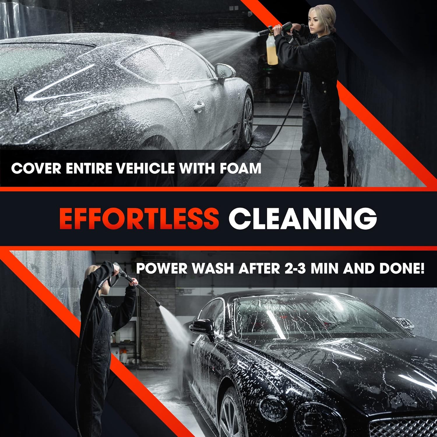 Alternative view of Swift Touchless Car Wash Shampoo (1 Gallon) - No Brushing Required, High Foaming Car Soap, Heavy Duty, Auto Detergent for Foam Cannon, Works on Cars, Trucks, RVs, Upholstery & More!
