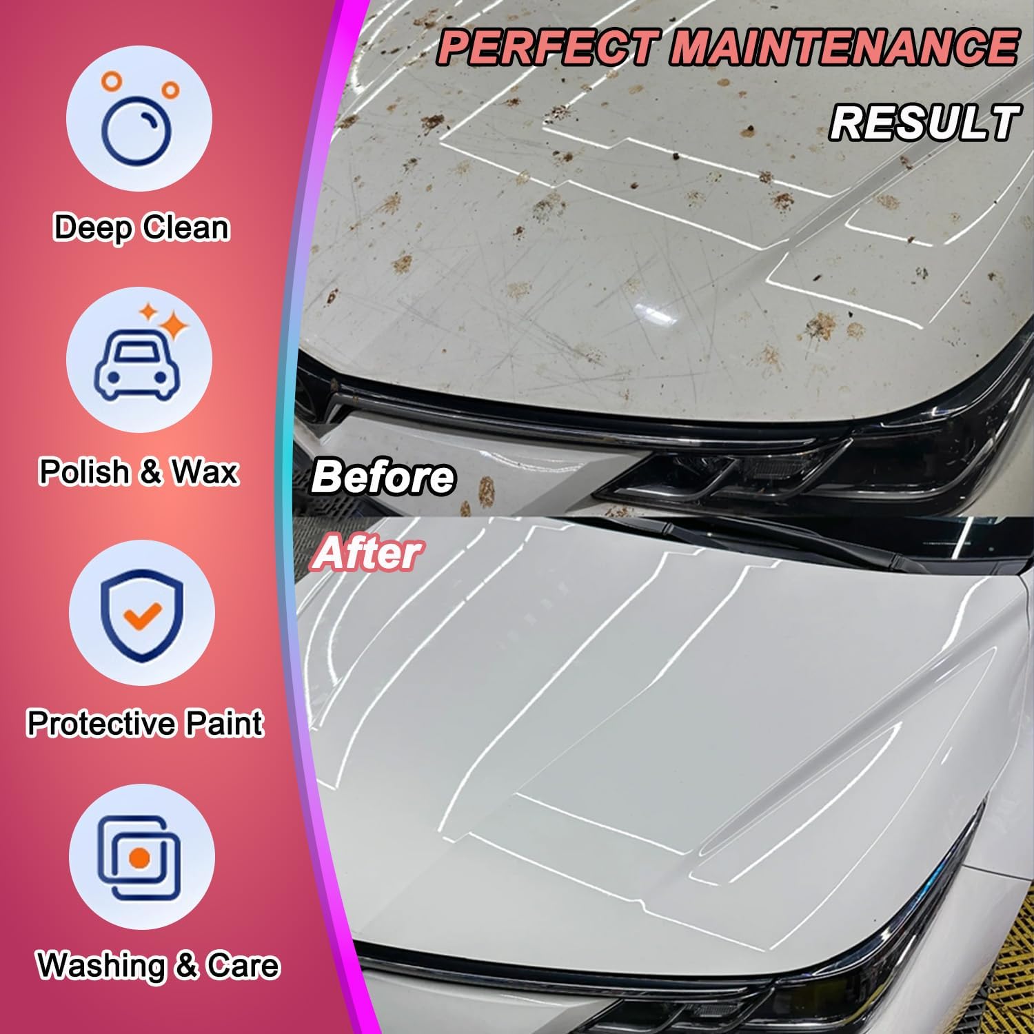 High Foam Car Wash Soap, pH Balanced Car Shampoo for Foam Cannon, Blaster & Hand Wash - Vehicle Shampoo Super Suds Safe on Wax, Sealant, Ceramic, and Clear Coat Finishes-500ml/17fl.oz - Image 5