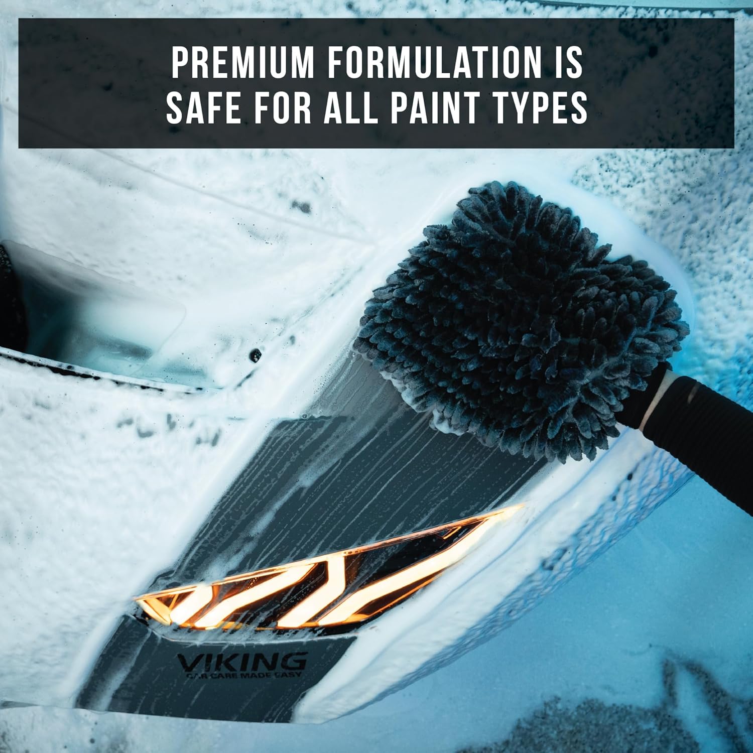 Alternative view of VIKING V+ Car Wash Soap, Auto Gloss Shampoo, Highly Concentrated and pH-Balanced, Use in a Foam Cannon or For a Bucket Wash, 16 FL OZ, Voyager Scent