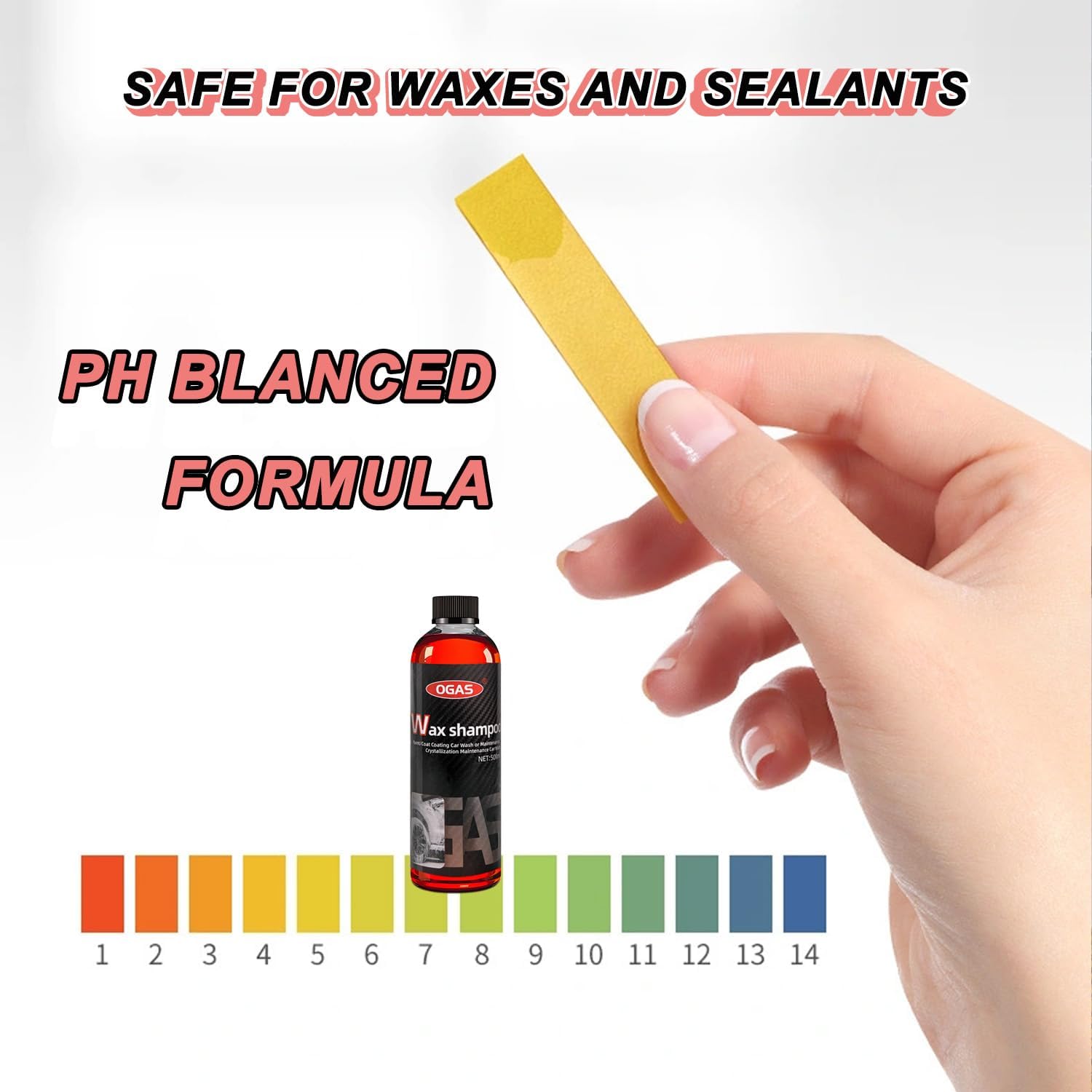 High Foam Car Wash Soap, pH Balanced Car Shampoo for Foam Cannon, Blaster & Hand Wash - Vehicle Shampoo Super Suds Safe on Wax, Sealant, Ceramic, and Clear Coat Finishes-500ml/17fl.oz - Image 7