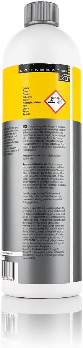 Alternative view of KOCHCHEMIE Koch-Chemie - Reactivation Shampoo Rs - 1 Liter - Auto Detailing Car Wash