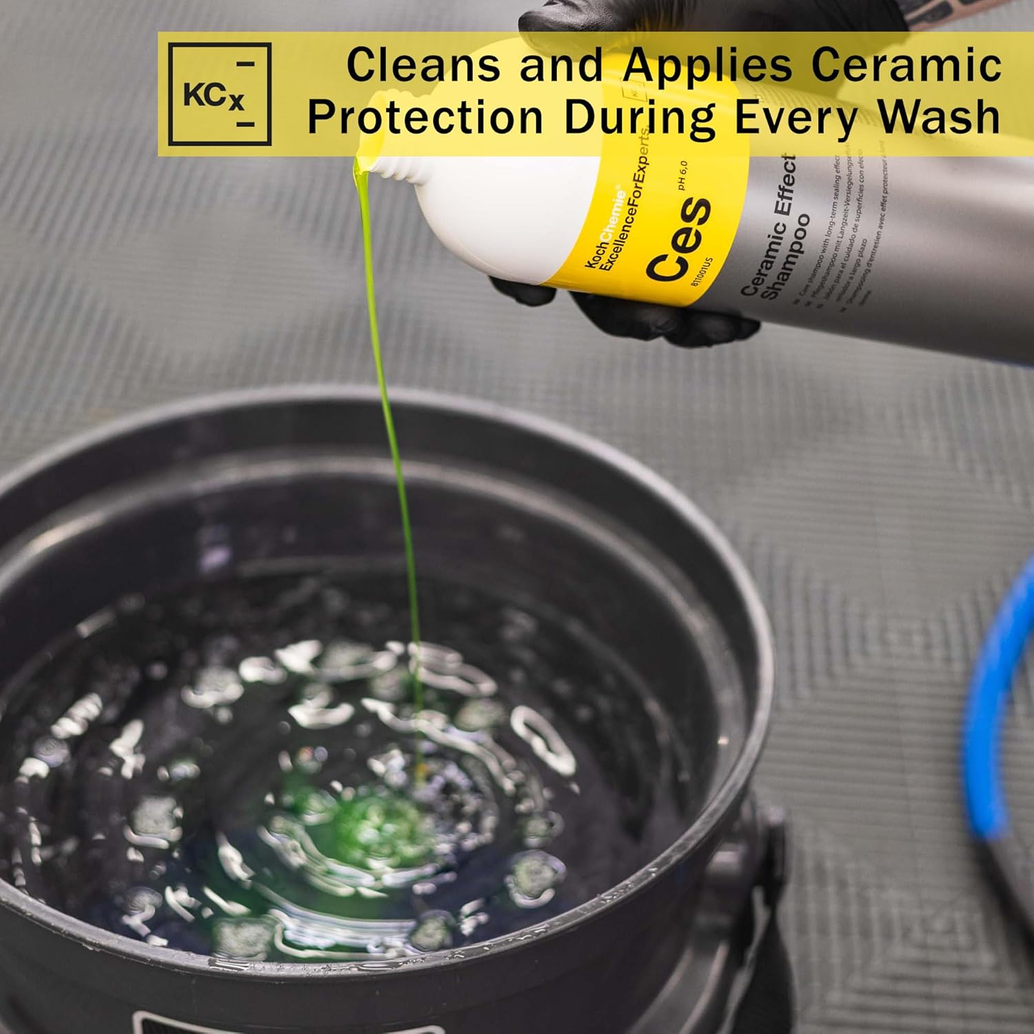 Alternative view of KOCHCHEMIE - Ceramic Effect Shampoo (Ces) - High-Gloss Car Wash & Sealant – Hydrophobic Protection for Coated Surfaces – Berry Almond Scent - 1 Liter