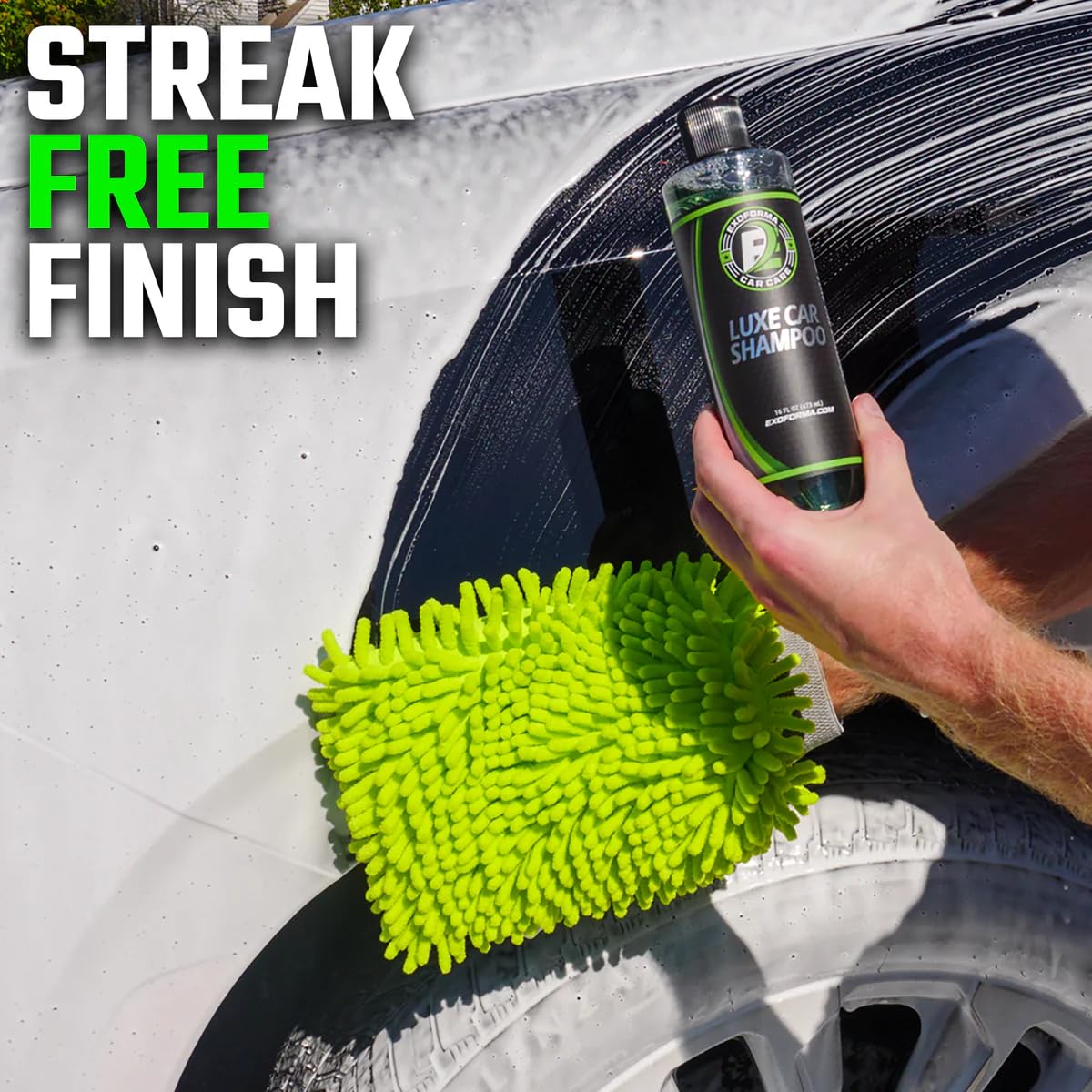 Alternative view of ExoForma Luxe Car Shampoo - Car Wash Soap, pH Neutral Car Shampoo, Works With Foam Cannon & Bucket Wash, Leaves A Spot Free, Streak-Free Finish | 16 oz