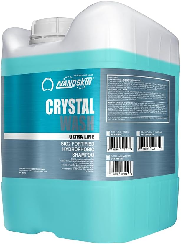 Alternative view of Nanoskin Ultra Line CRYSTAL WASH SiO2 High Foaming Shampoo 16 Oz. u2013 Concentrated Ceramic Car Wash Soap Works with Foam Cannons, Foam Guns or Bucket Washes | For Cars, Trucks, Boats, Motorcycles, RVs