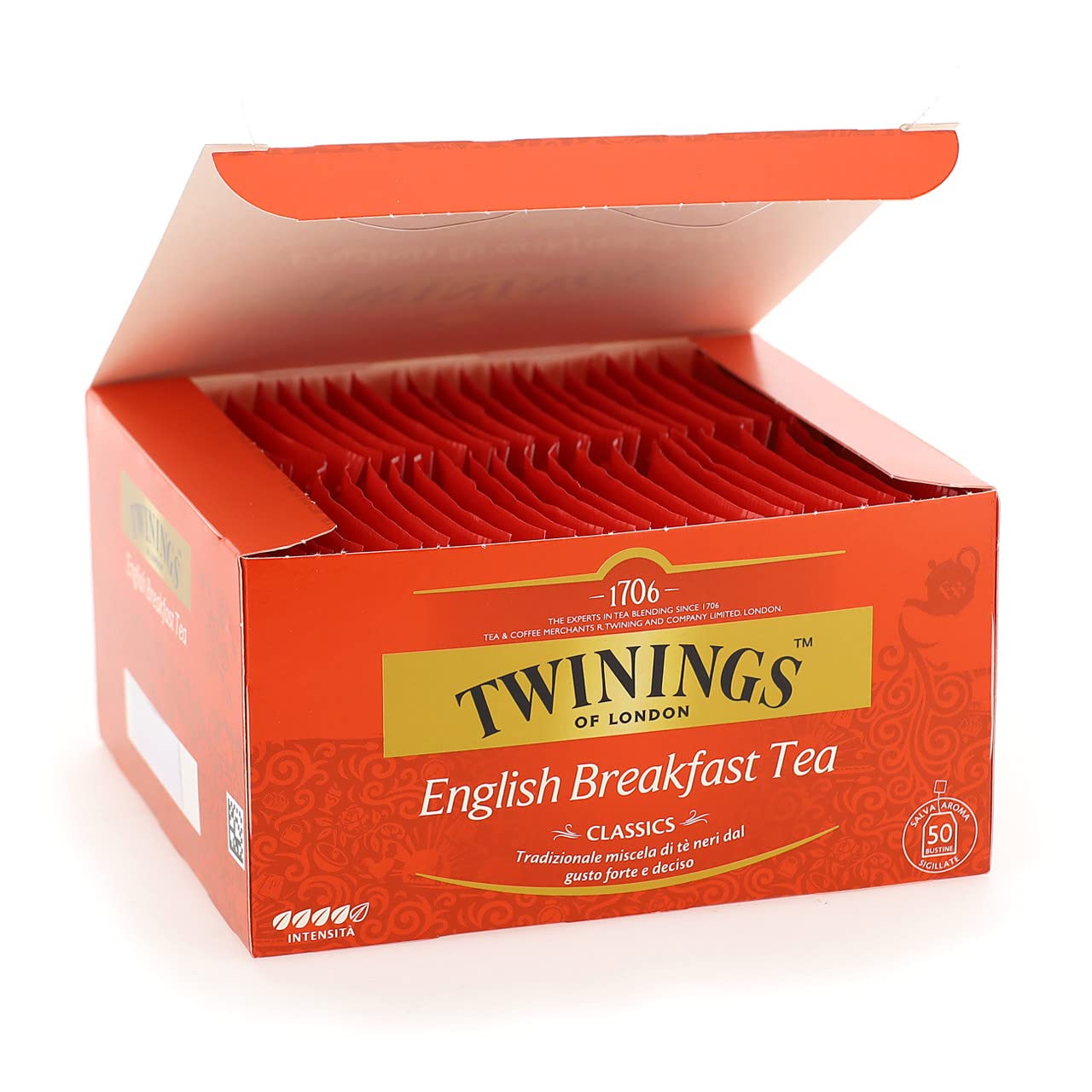 Twinings of London English Breakfast Tea Bags, 50 ct