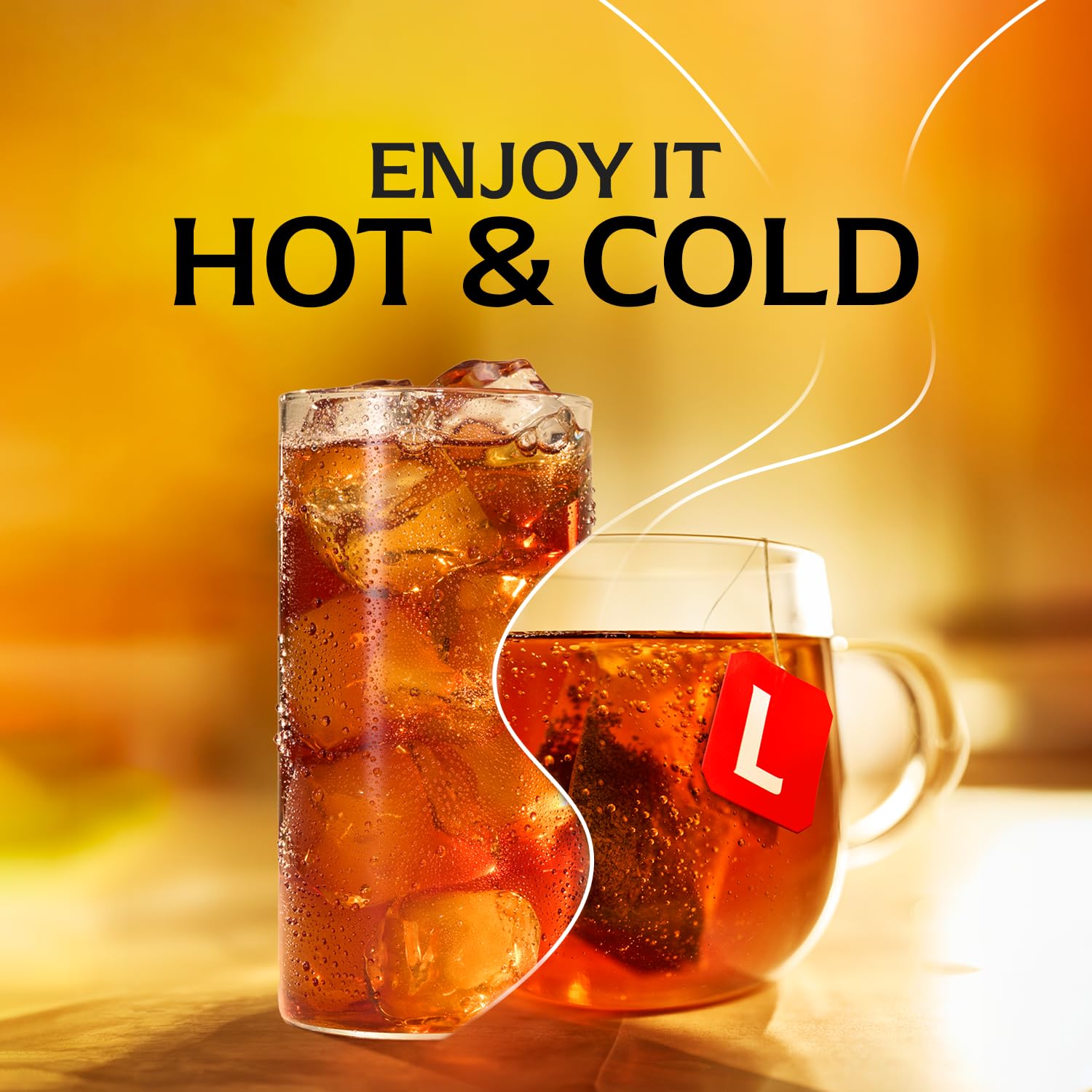 Alternative view of Lipton Decaf Black Tea Bags, Hot or Iced Caffeine Free Tea, 50 Tea Bags