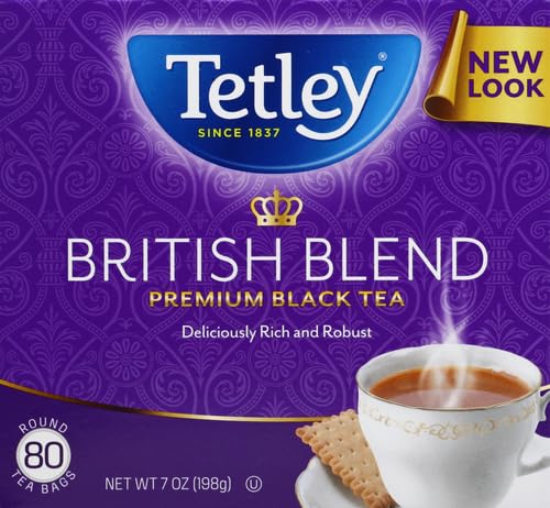 Alternative view of Tetley British Blend Premium Black Tea, Regular, 80 Teabags (Pack of 1)