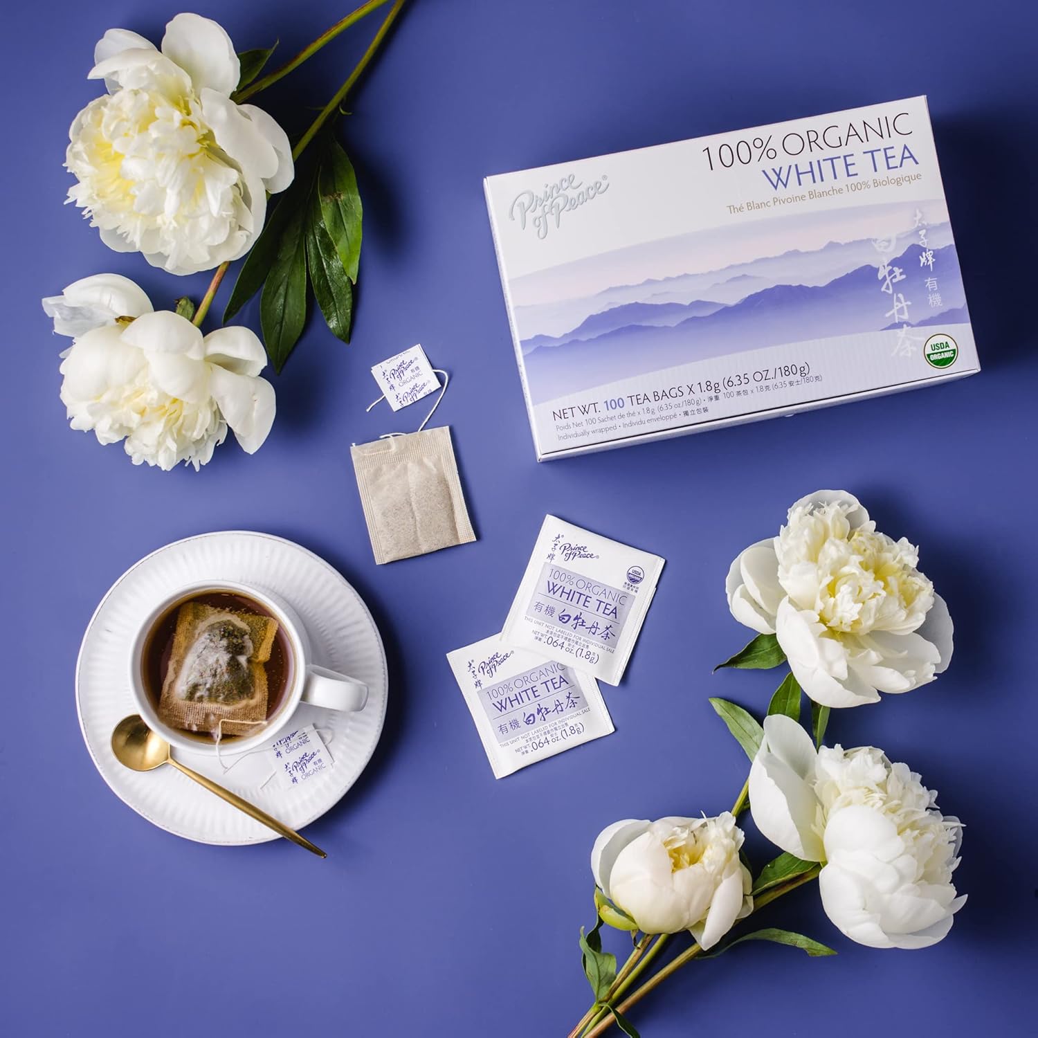 Alternative view of Prince of Peace® Organic White Tea 100ct