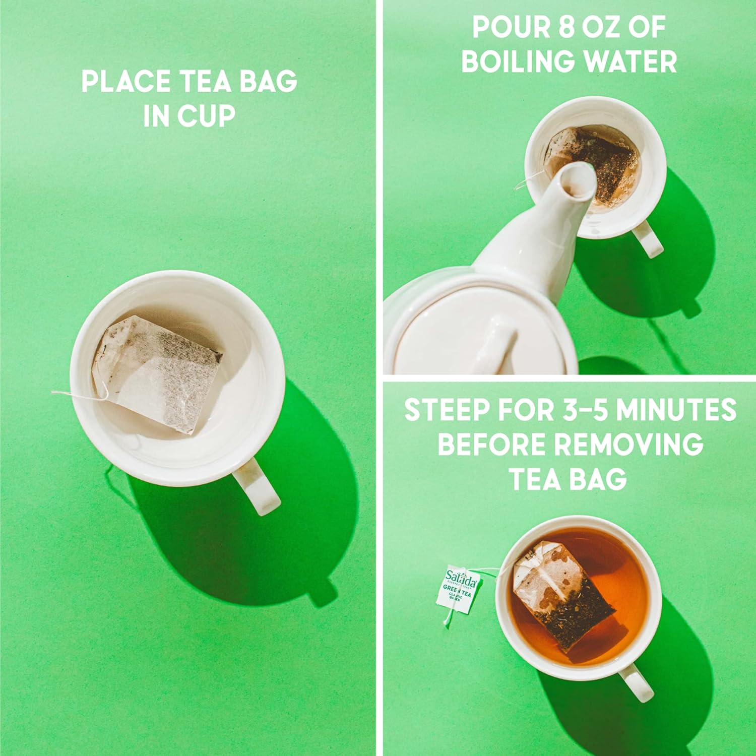 Salada White Tea Delicate White Tea with 40 Individually Wrapped Tea Bags Per Box (Pack of 6) Contains Caffeine Brew Hot Naturally Flavored