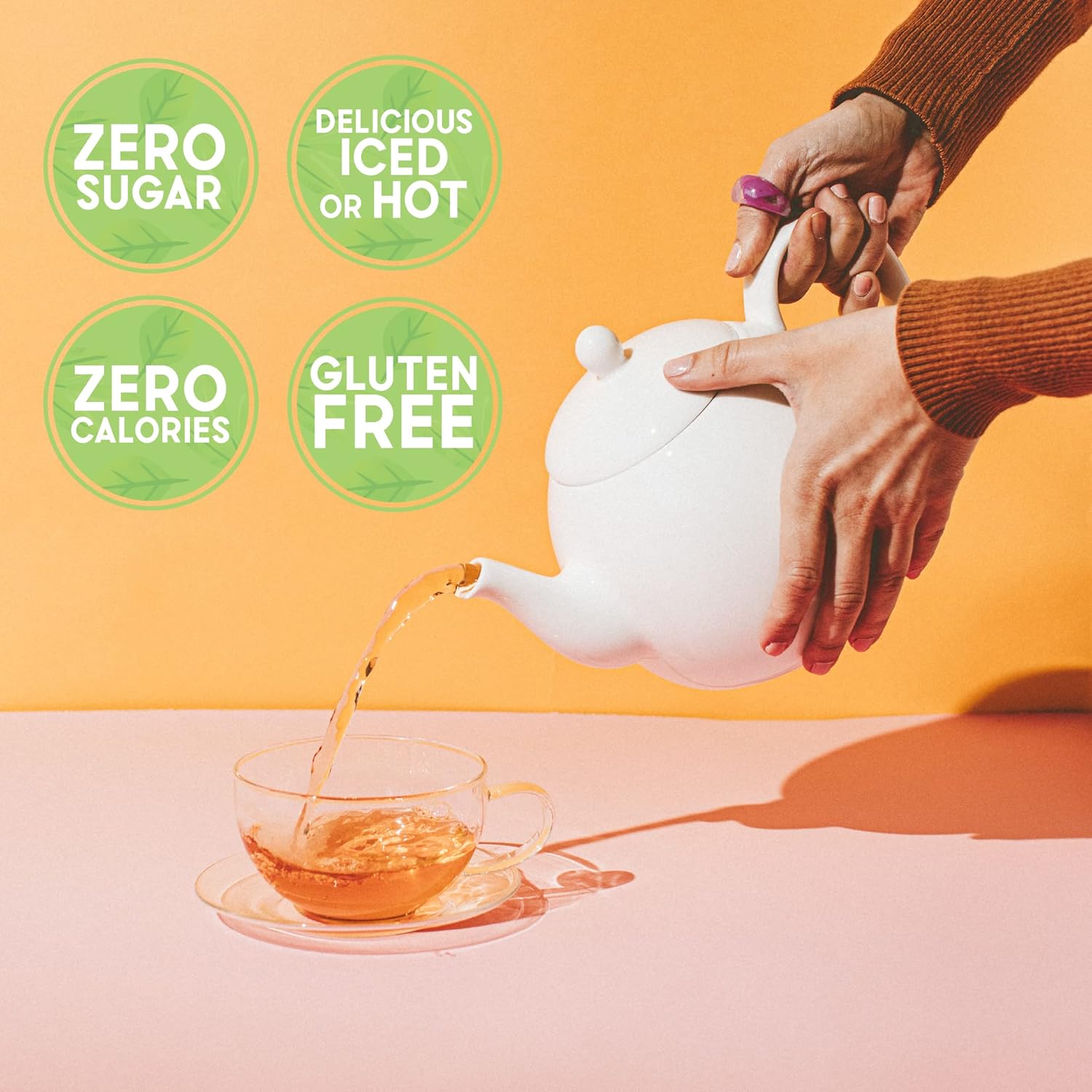 Alternative view of Salada White Tea Delicate White Tea with 40 Individually Wrapped Tea Bags Per Box (Pack of 6) Contains Caffeine Brew Hot Naturally Flavored