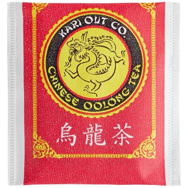 Alternative view of Traditional Chinese Oolong Tea Bags, Premium Tea Sachets for Hot or Iced Caffeinated Drinks, Semi-Fermented Drink for Detox, Health, Diet and Energy, (Pack of 100)