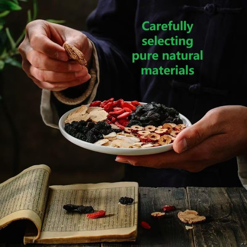 Alternative view of Ginseng Five Treasures Kidney Tea for Women and Men,Traditional Chinese Herbal Blend Tea with Ingredients Formula,Kidney Detox Cleanse Teabag,3.5oz/20teabags