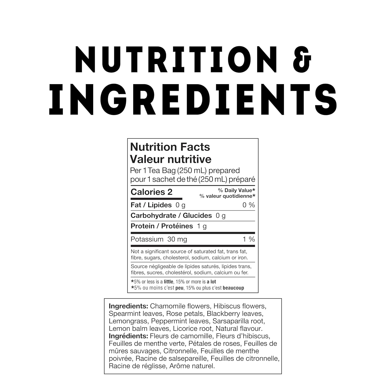 TAZO Passion Herbal Tea Bags, Hot or Iced, Caffeine Free, 20 Total Tea Bags