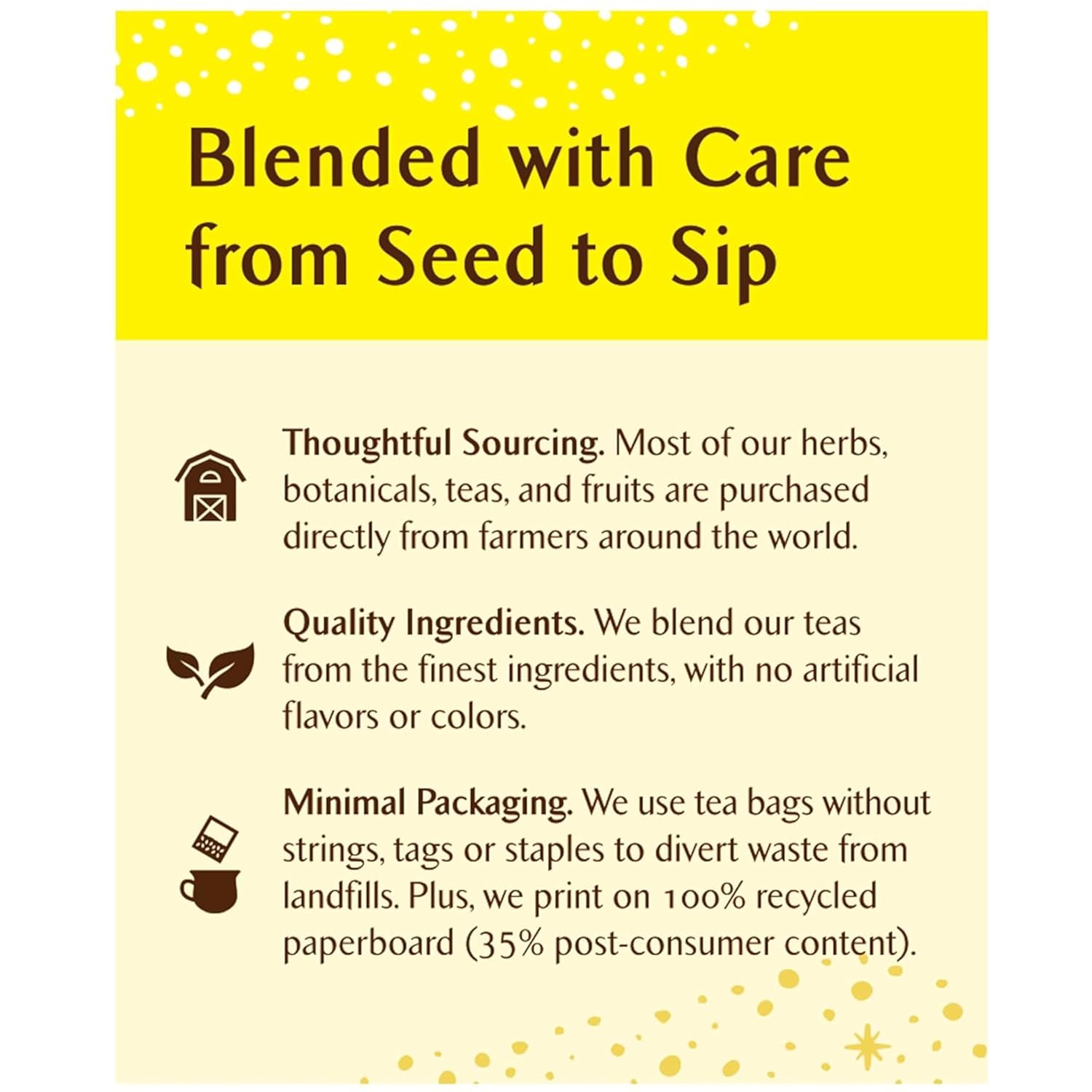 Celestial Seasonings Lemon Honey Drop Herbal Tea, 16 Tea Bags Box - Image 4