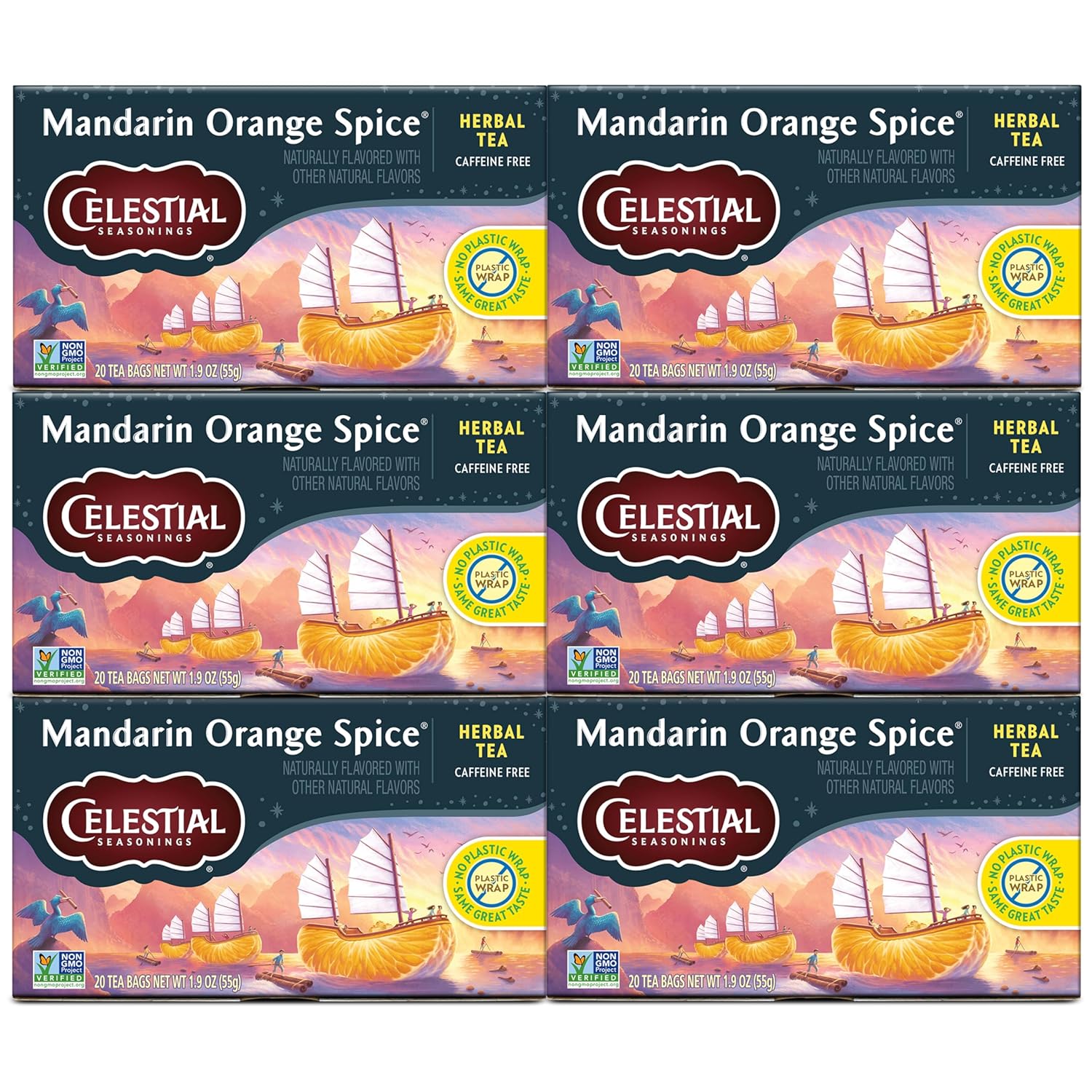 Celestial Seasonings Lemon Honey Drop Herbal Tea, 16 Tea Bags Box - Image 9