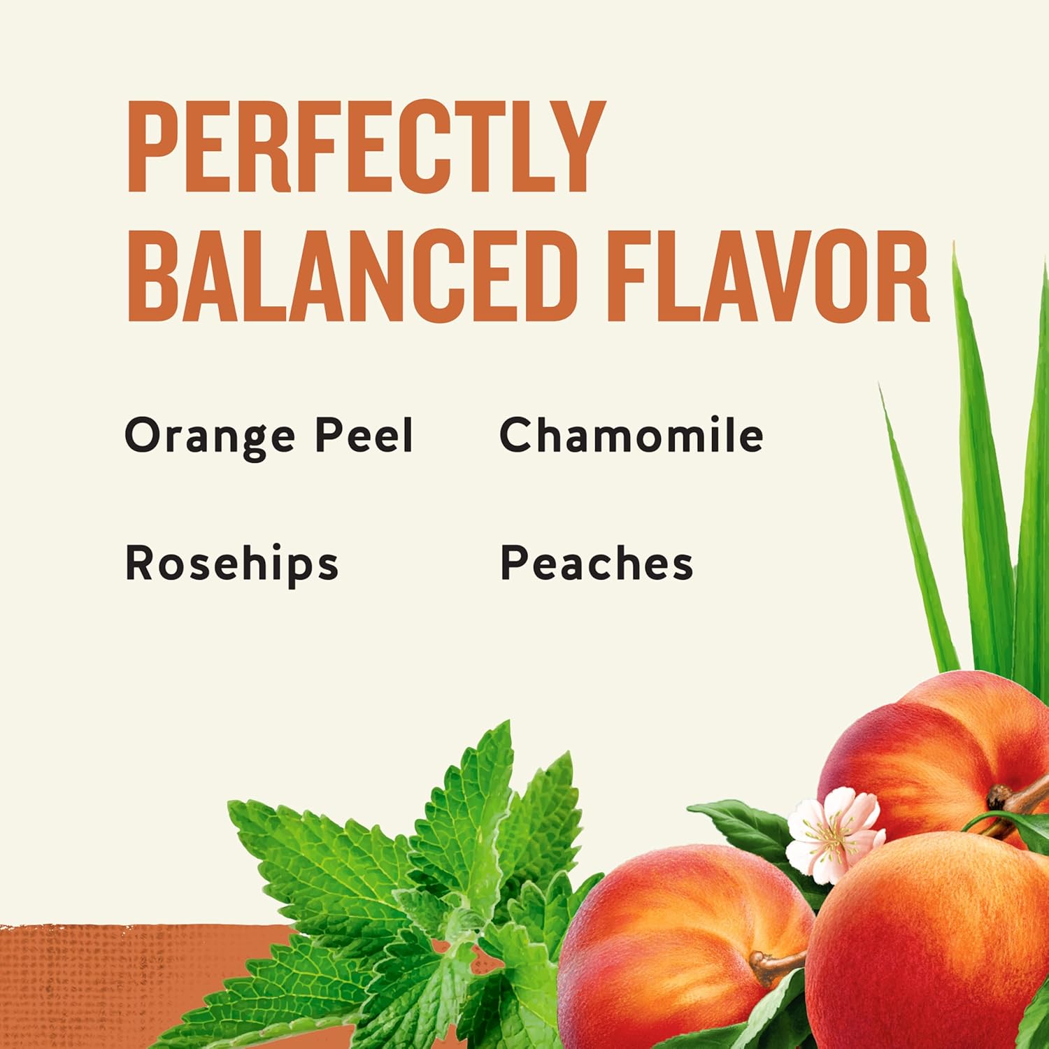 Alternative view of Celestial Seasonings Country Peach Passion Herbal Tea, 20 Tea Bags Box