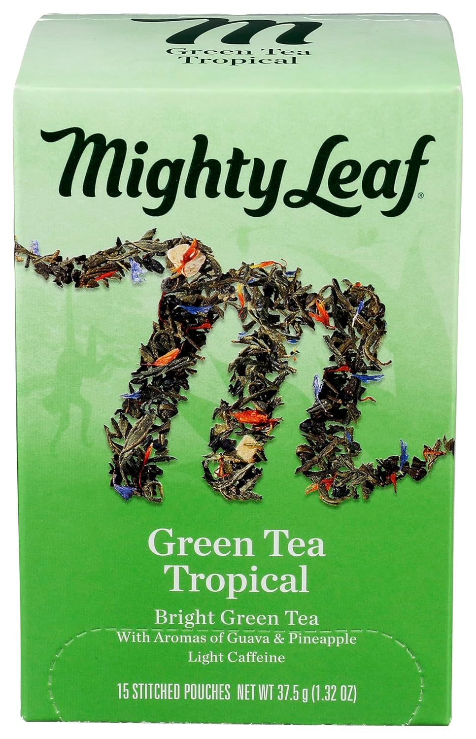 Mighty Leaf Tea, Herbal Whole Leaf Tea Bags - Chamomile Citrus - Caffeine Free - Blended with Orange & Lemongrass - 15 Count