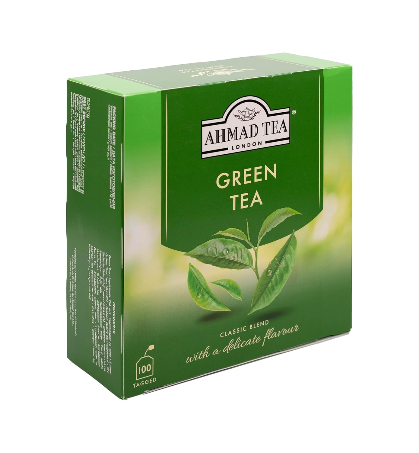 Alternative view of Ahmad Tea Green Tea, Green Tea Teabags 100 ct - Caffeinated & Sugar-Free