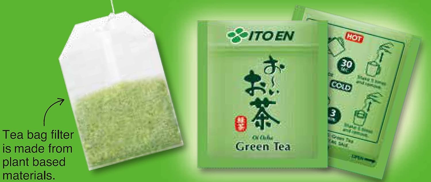 ITO EN Oi Ocha Green Tea - Tea Bags 40ct - Image 3