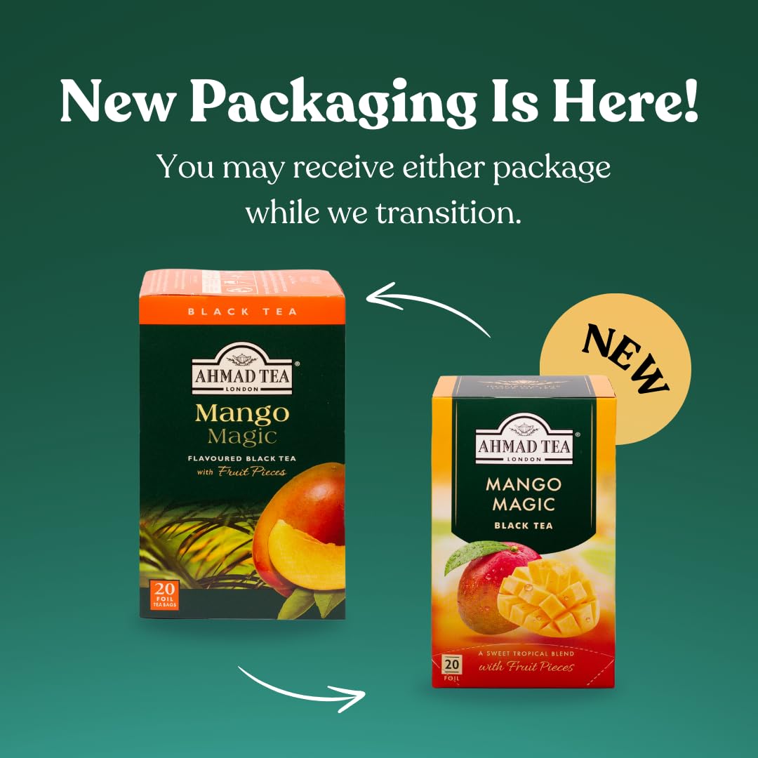 Ahmad Teas - Mango Black Tea 1.4oz - 20 Tea Bags