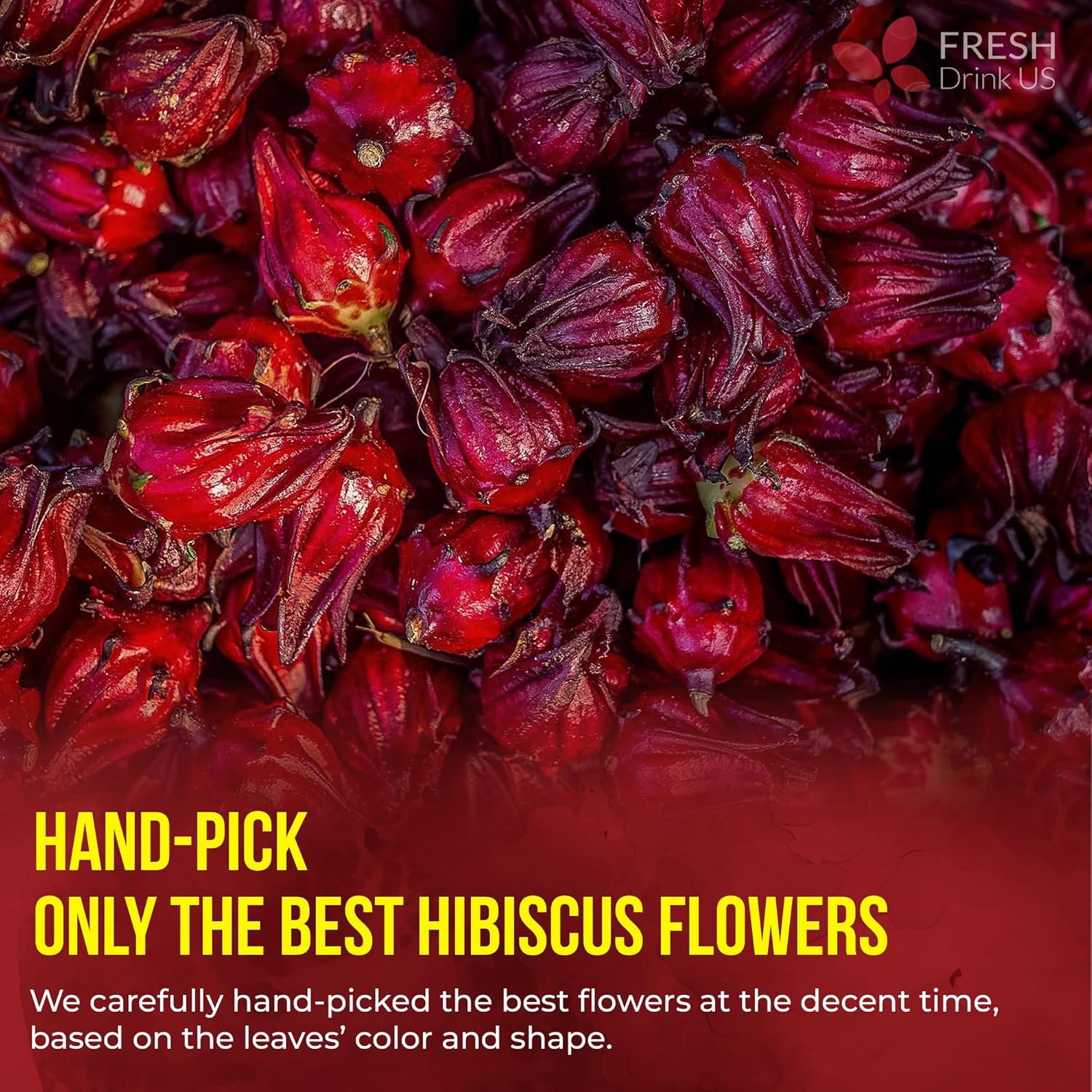 FreshDrinkUS, Premium 140 Hibiscus Flowers Tea Bags, 100% Natural, Handmade & Pure from Hibiscus Flowers. No Sugar/Caffeine/Gluten, Vegan. Tart & Refreshing, Hot or Ice Tea, Great For All Seasons - Image 6