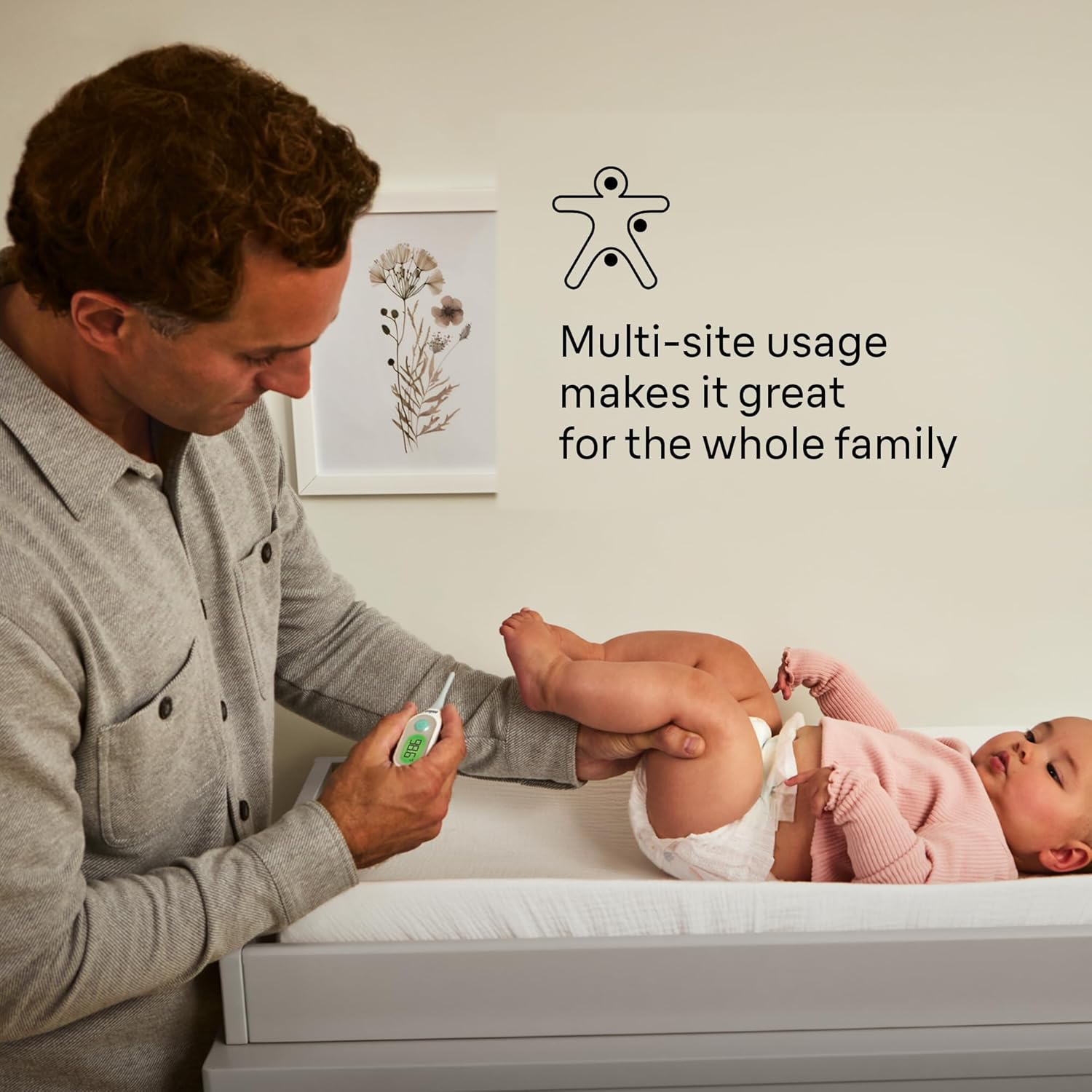 Braun Digital Thermometer, Clinically Accurate, Color Coded Fever Guidance for Baby, Toddlers, Kids & Adults, Oral, Rectal or Underarm use, No 1 Brand Recommended by Pediatricians - Image 3