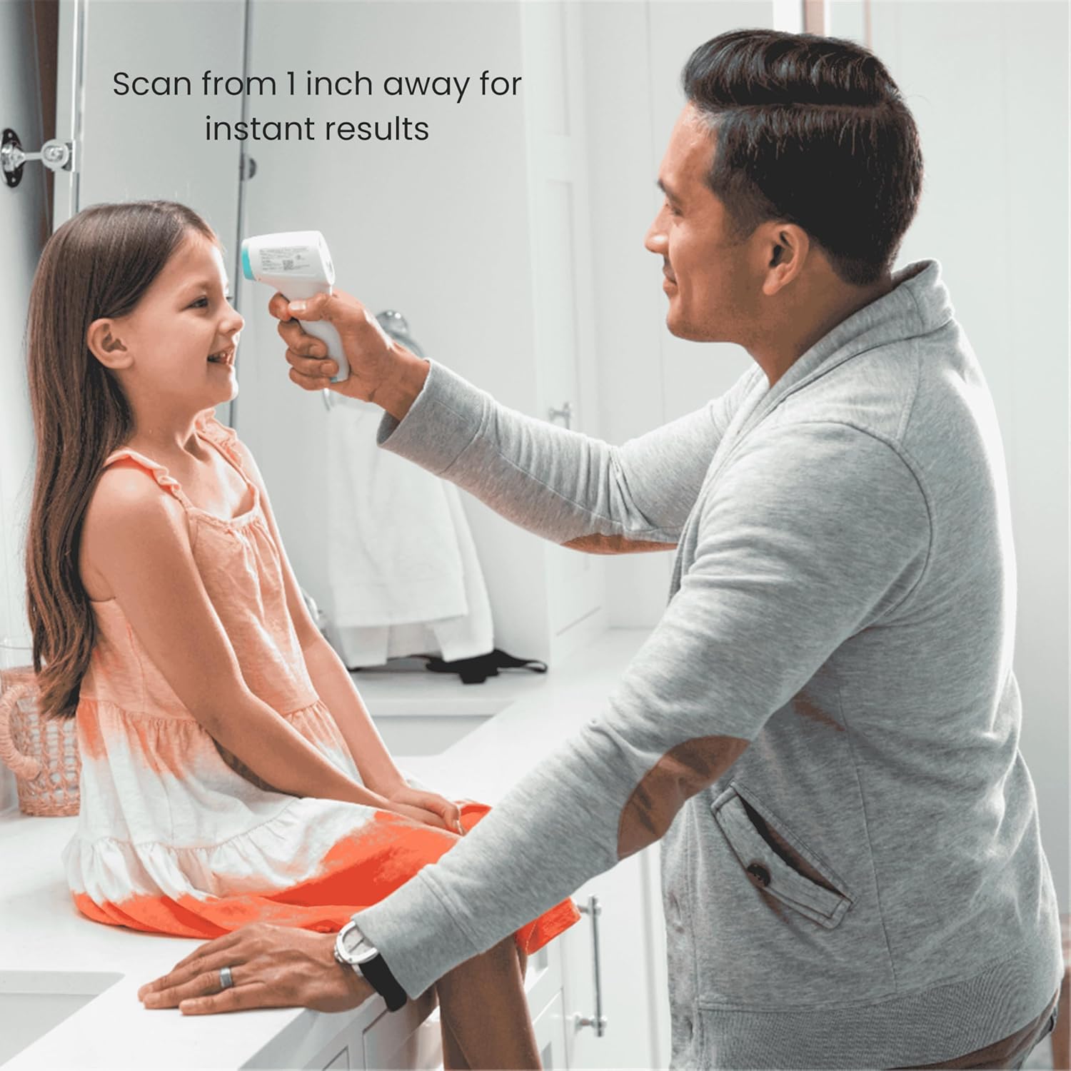 Alternative view of MOBI - Non-Contact Forehead Digital Thermometer with Object Temperature Mode - Touchless Fever Thermometer