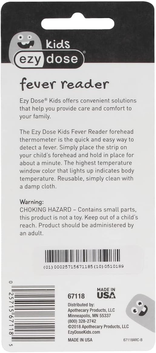 Alternative view of EZY DOSE Kids Thermometer for Fever for Baby and Toddler, Celsius & Fahrenheit, Reusable, Home & Travel, 10 ml