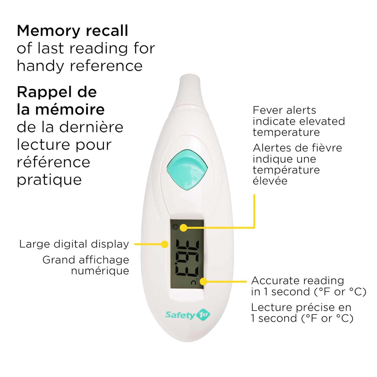 Alternative view of Safety 1st Quick Read Ear Thermometer