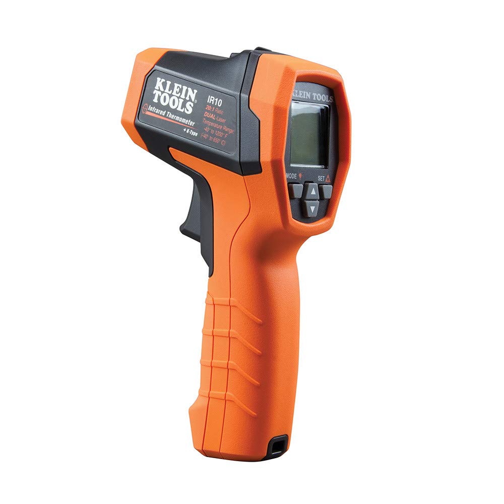 Klein Tools IR10 Infrared Thermometer, Digital Thermometer Gun with Dual Targeting Laser, 20:1 - Image 3