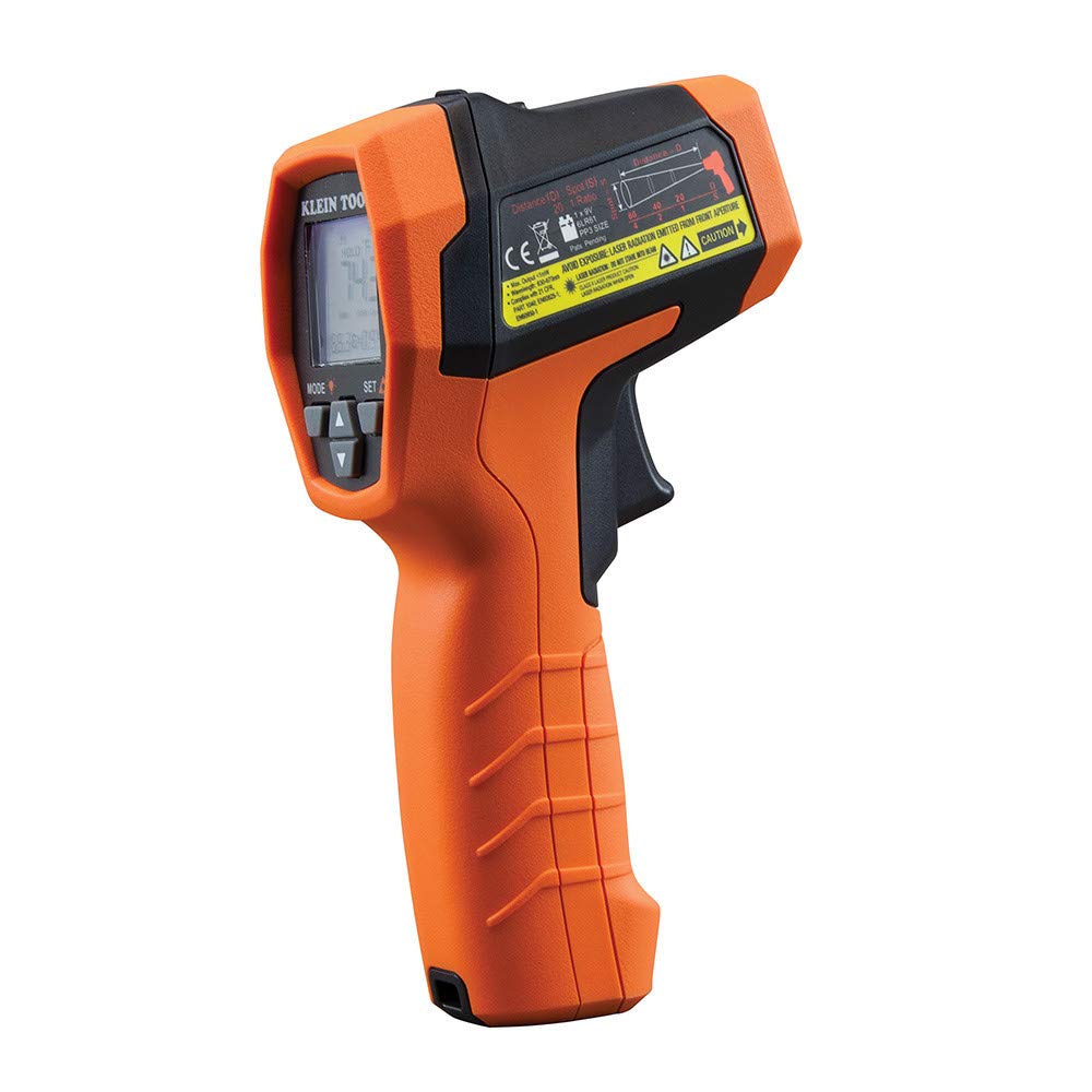 Klein Tools IR10 Infrared Thermometer, Digital Thermometer Gun with Dual Targeting Laser, 20:1 - Image 5