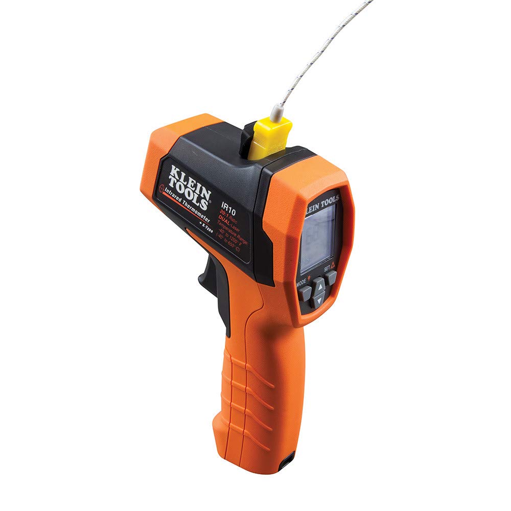 Klein Tools IR10 Infrared Thermometer, Digital Thermometer Gun with Dual Targeting Laser, 20:1 - Image 6