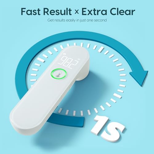 Alternative view of Thermometer for Adults and Kids, Fast Accurate Baby Thermometer, Fever Alarm & Mute Mode, Baby Essentials - Lifetime Support