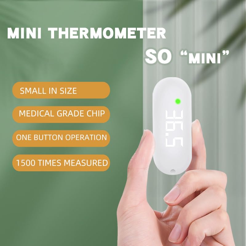 Rechargeable Medical Forehead Thermometer for Adults and Children Black Non-Contact Digital Thermometer with Fast 1-Second Touchless Readingu200B Black