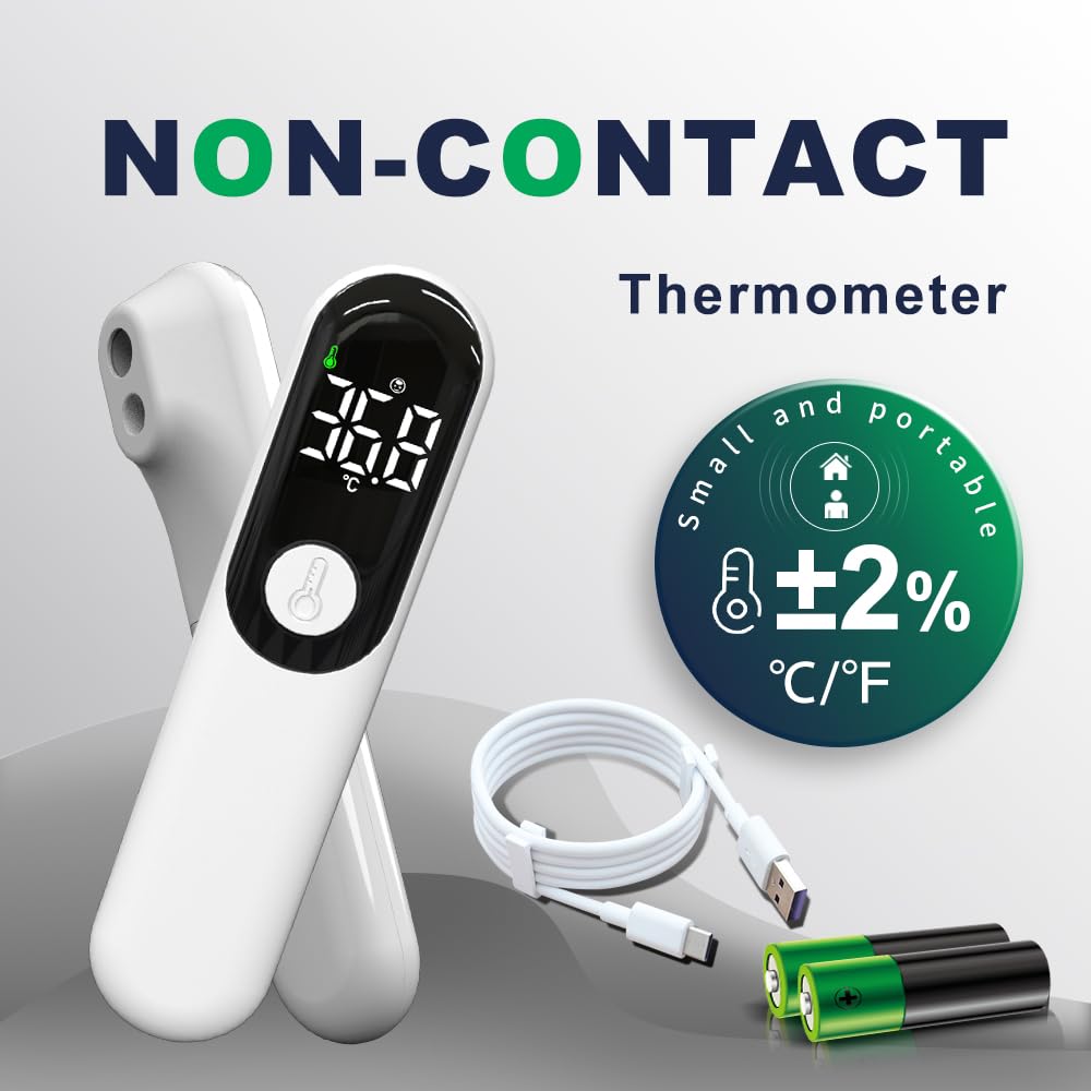 Alternative view of Rechargeable Non-Contact Forehead Thermometer for Adults and Kids, Medical Digital Touchless with Fast Reading​
