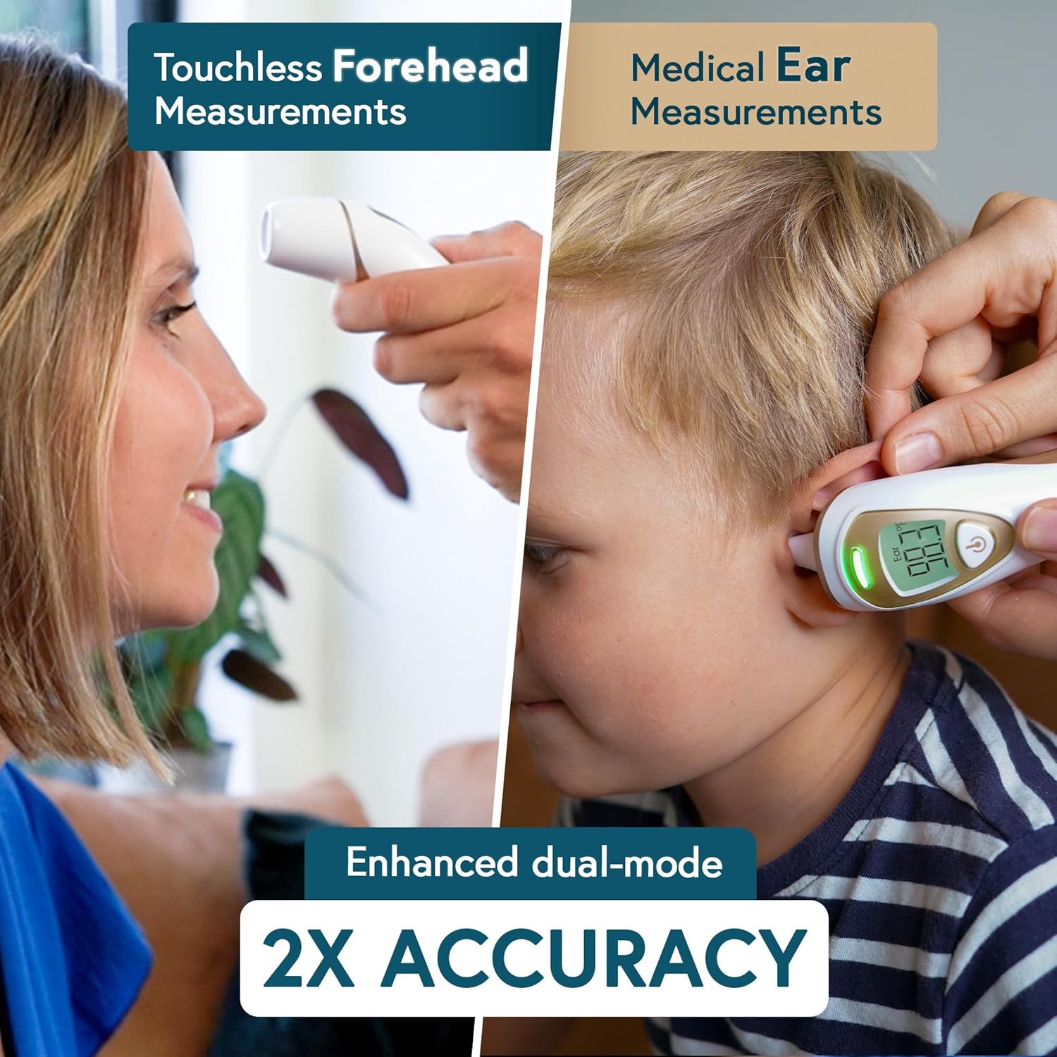 Alternative view of iProvèn Pro Series | Ear Thermometer with Non-Touch Forehead Function | Superior Accuracy for Adults, Kids, Babies | Premium Digital Thermometer for Adults and All Ages