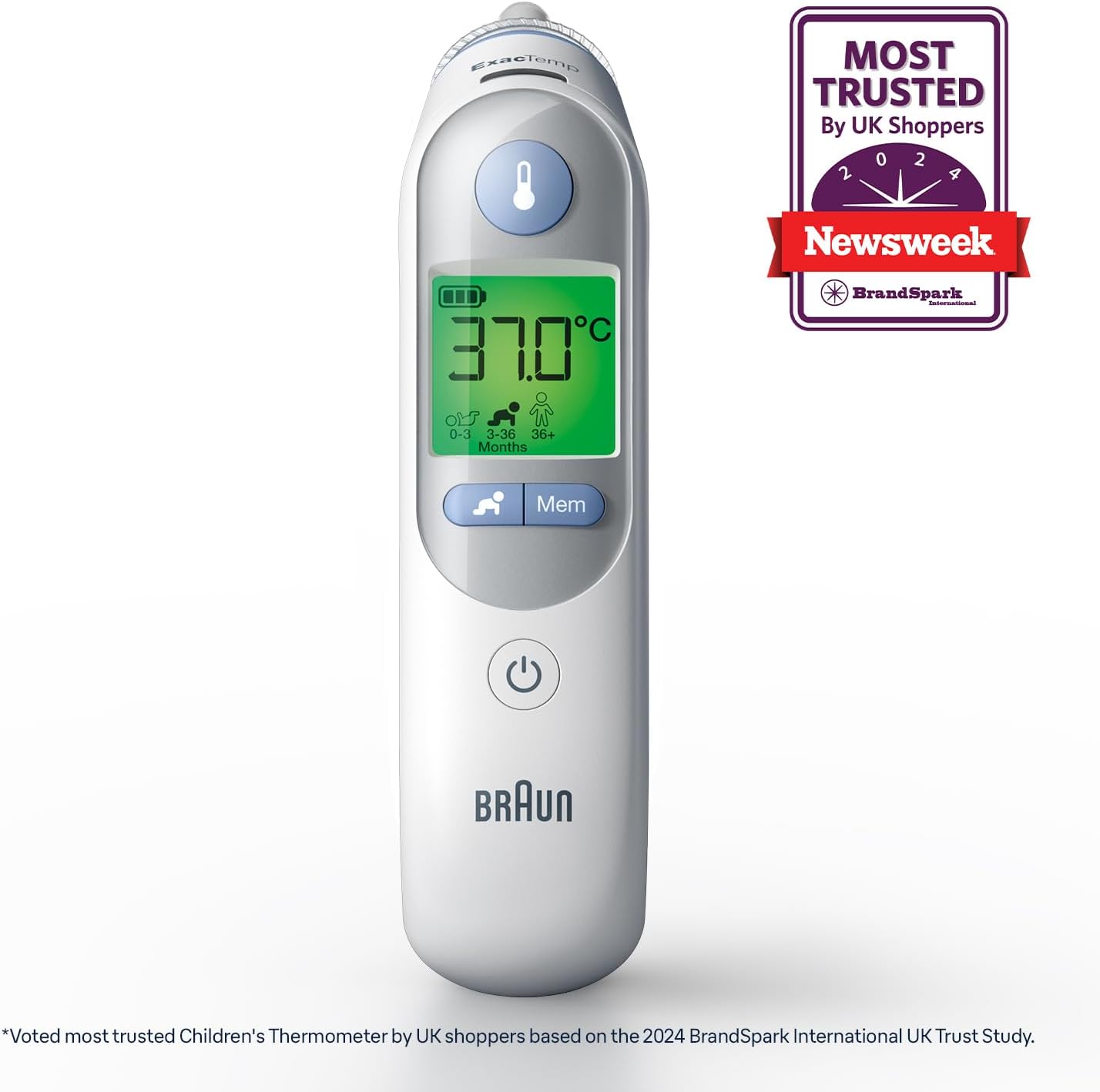 Braun Thermoscan 7 IRT6520 Thermometer + Bonus 40 ThermoScan Lens Filters