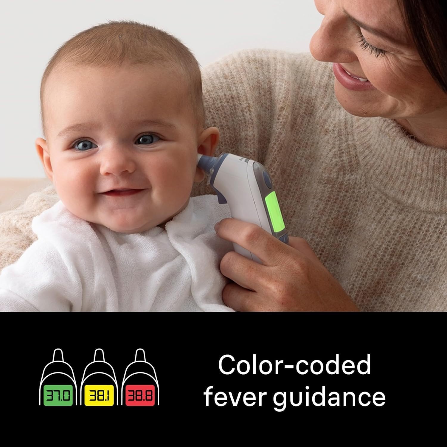 Braun Thermoscan 7 IRT6520 Thermometer + Bonus 40 ThermoScan Lens Filters - Image 5