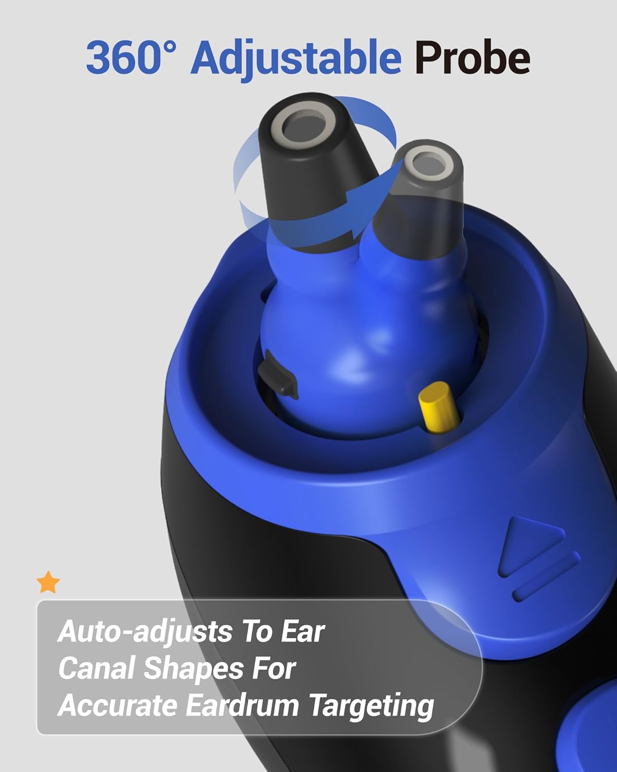 Alternative view of Ear Thermometer with Heated Probe, High Accuracy Thermometer for Kids, Adults and Babies with 32 Memory Recall, Mute and Night Light, Includes 21 Disposable Probe Covers, Storage Box