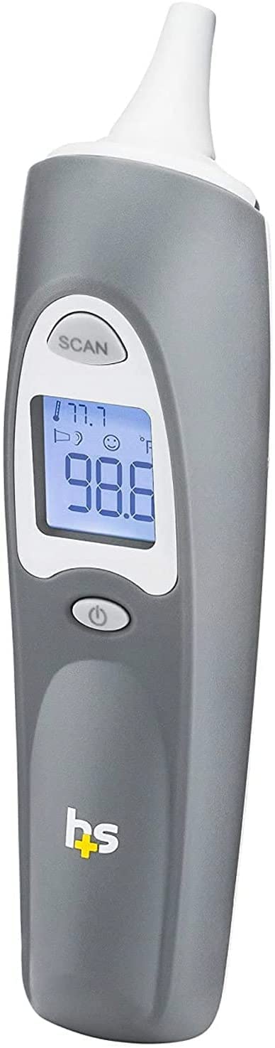 HealthSmart Digital Ear Thermometer for Babies, Kids and Adults - Instant and Accurate Results, Infrared Technology, Visual Fever Indicator, and 30 Disposable Lens Covers, FSA & HSA Eligible - Image 3