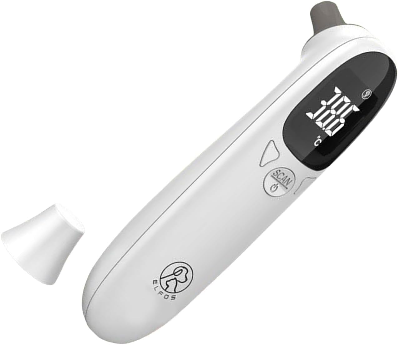 Alternative view of ZHORCIN Pet Ear Thermometer for Dogs, Cats, and Livestock, Digital Ear Thermometers, Rechargeable, 1 Second Measurement, Noncontact, Veterinary Supplies