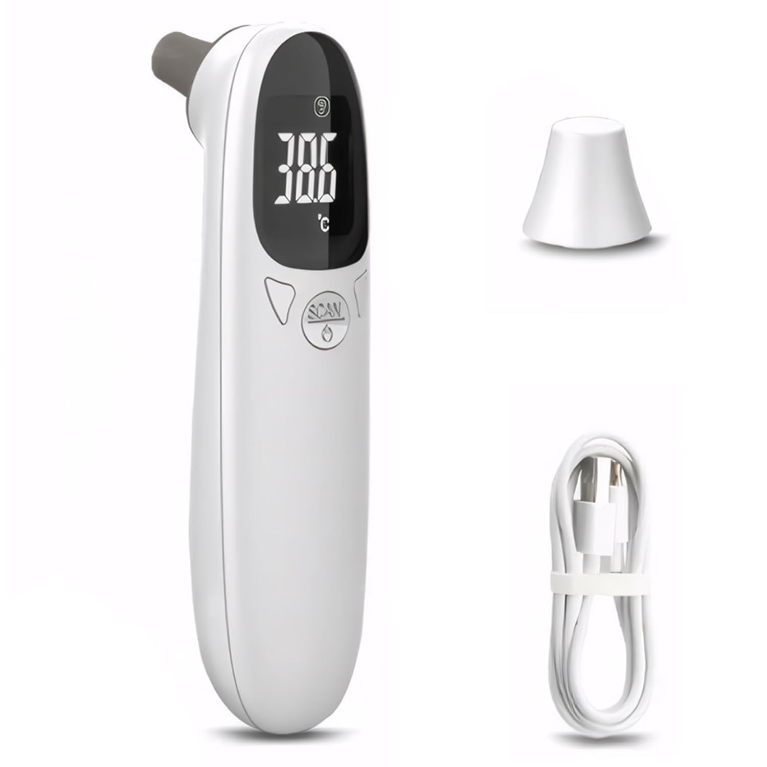 Ear Thermometer for Pet, Accurate 32-42.9℃ Ear Temperature Thermometer, Digital USB Rechargeable 5x1.5 for Dog, Cat, Pig, Sheep - Image 5