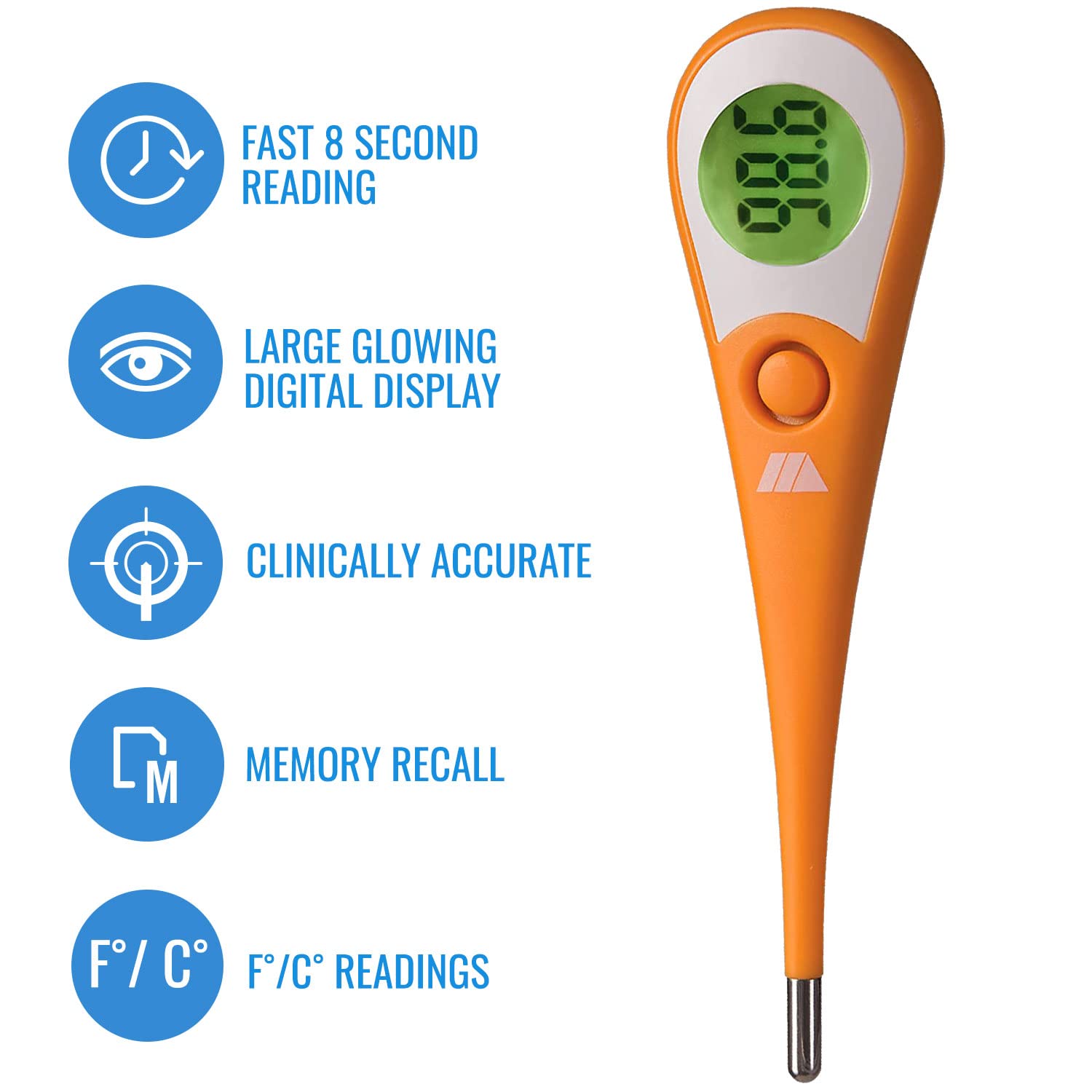 Alternative view of Mabis DMI 8-Second Ultra Premium Digital Thermometer